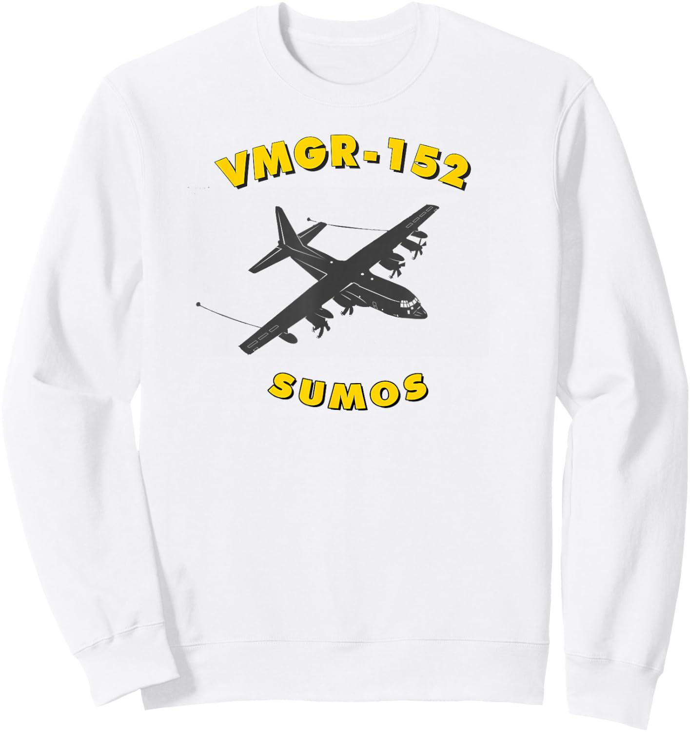 VMGR-152 Sumos KC-130 Aerial Refueler Transport Squadron Sweatshirt - Sweatshirt | White
