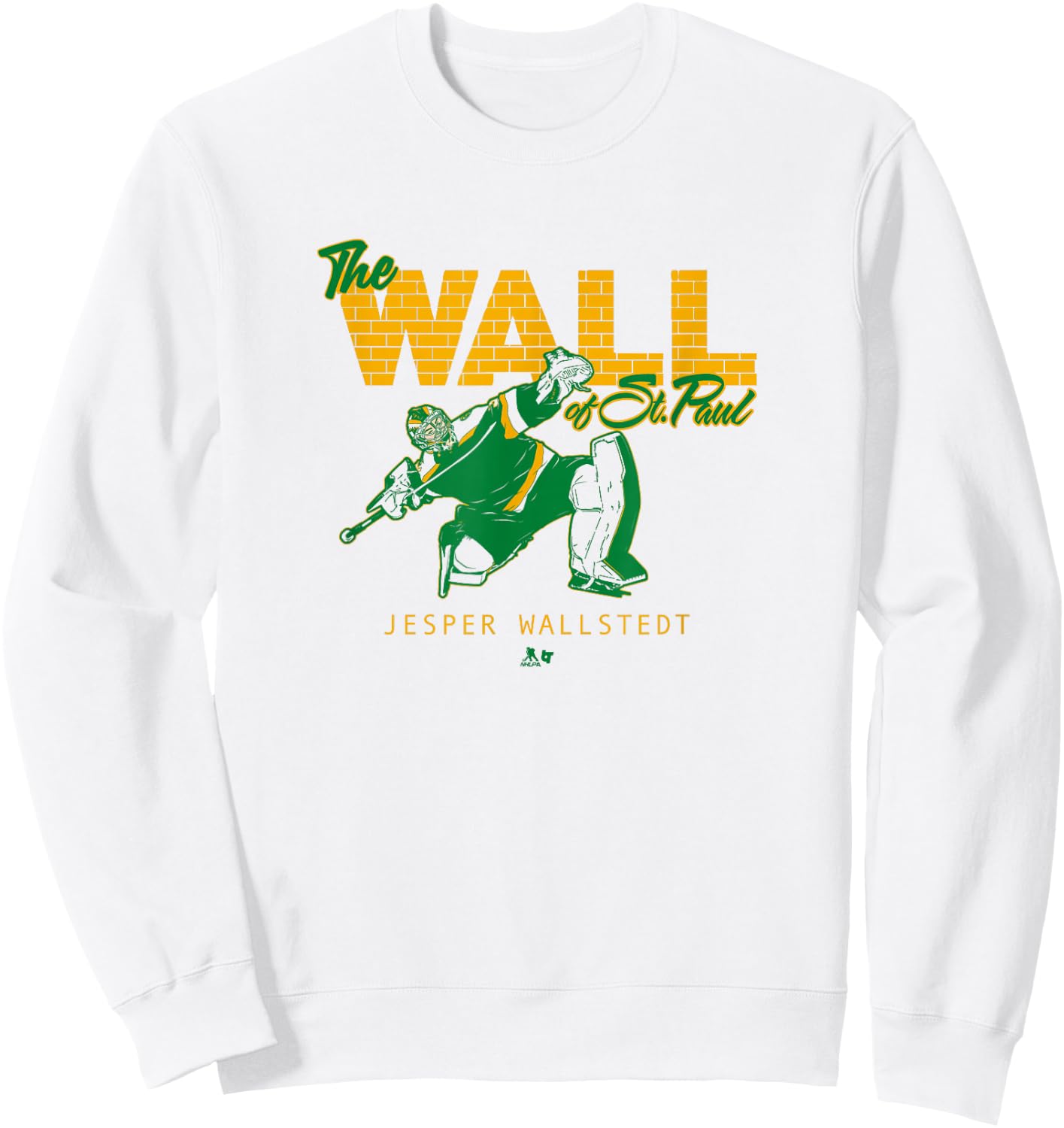 Jesper Wallstedt - The Wall of St. Paul (White) - Minnesota Sweatshirt - Sweatshirt | White