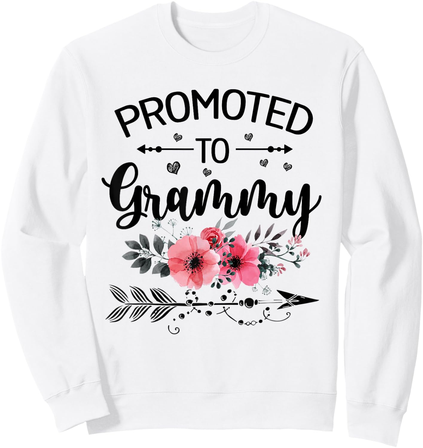 Promoted To Grammy Announcement Funny New Grammy Mothers Day Sweatshirt - Sweatshirt | White
