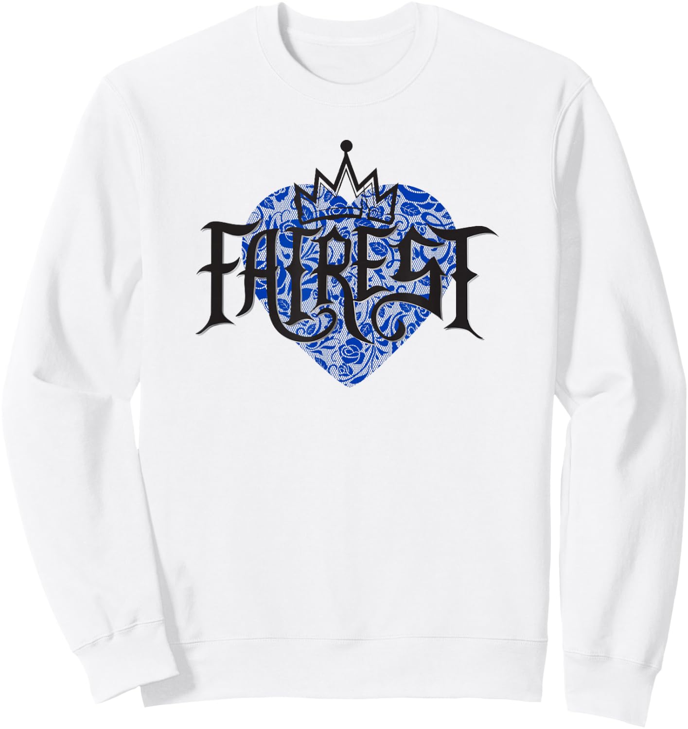 Disney Descendants Fairest Text Sweatshirt - Sweatshirt | White