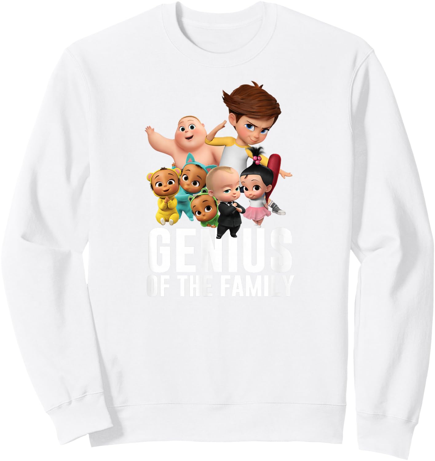 The Boss Baby Baby Group Sweatshirt - Sweatshirt | White