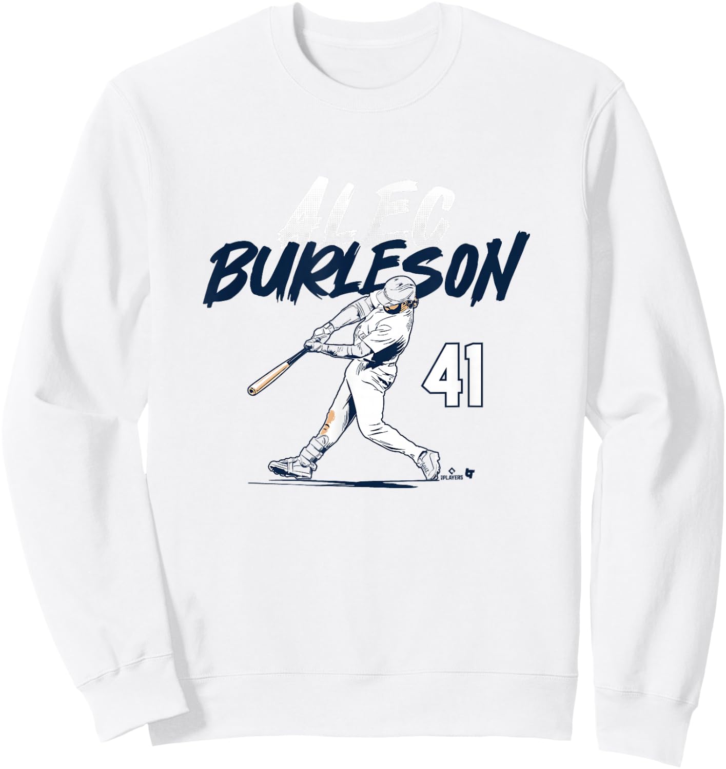 ALEC Burleson - Slugger Swing Number - St. Louis Baseball Sweatshirt - Sweatshirt | White