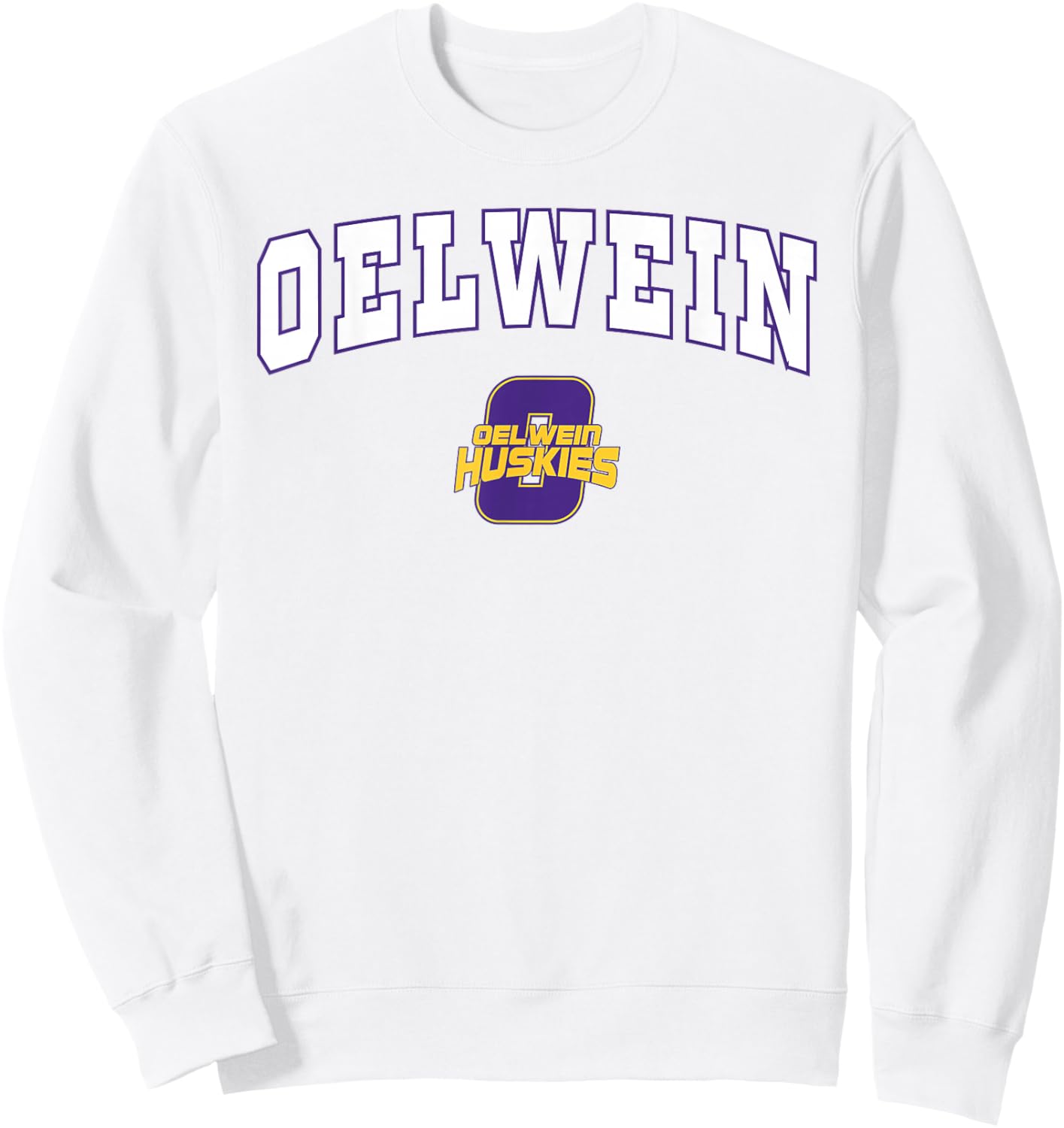Oelwein High School Huskies Sweatshirt - Sweatshirt | White