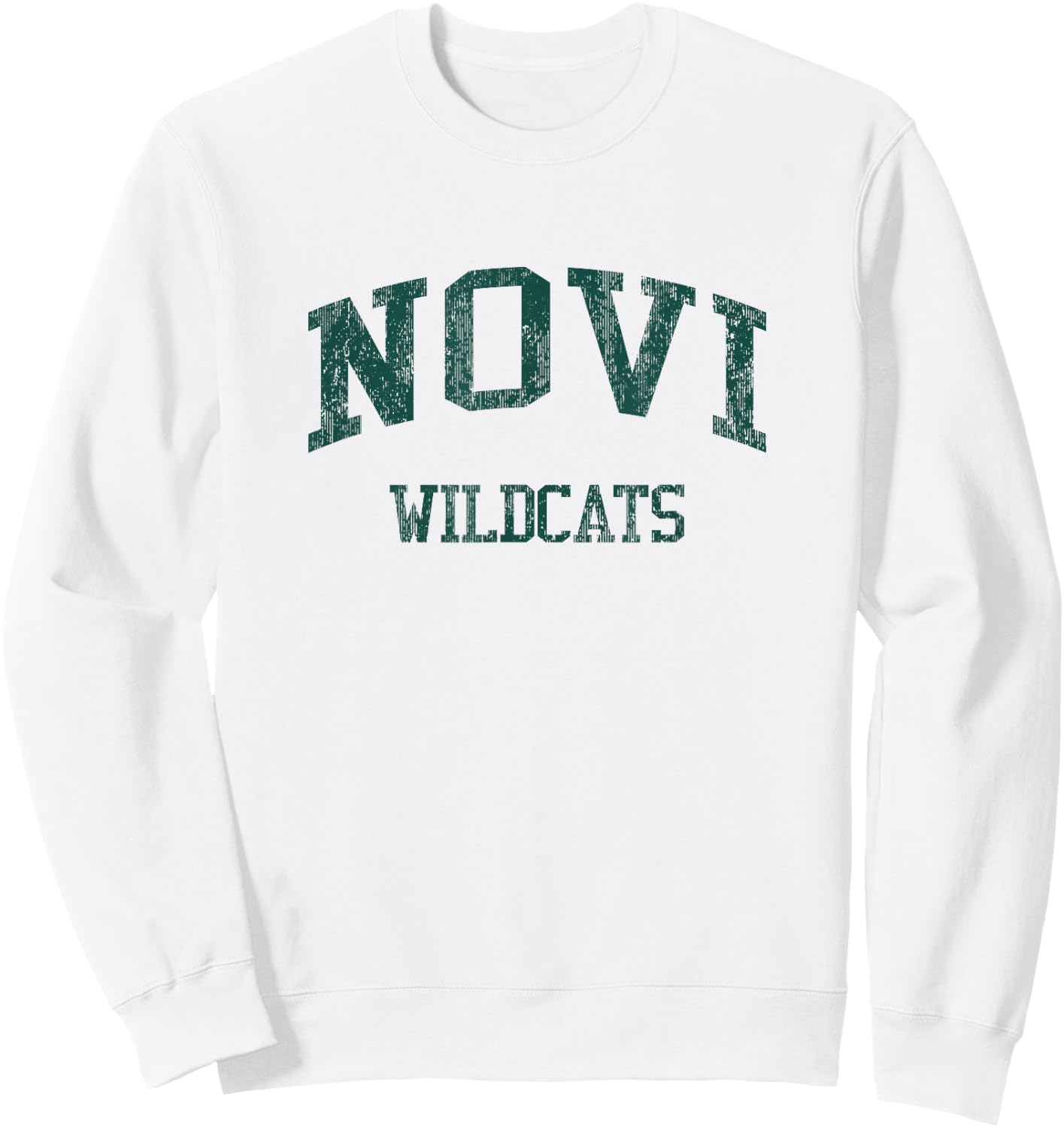 Novi High School HS Novi MI Vintage Sports Sweatshirt - Sweatshirt | White