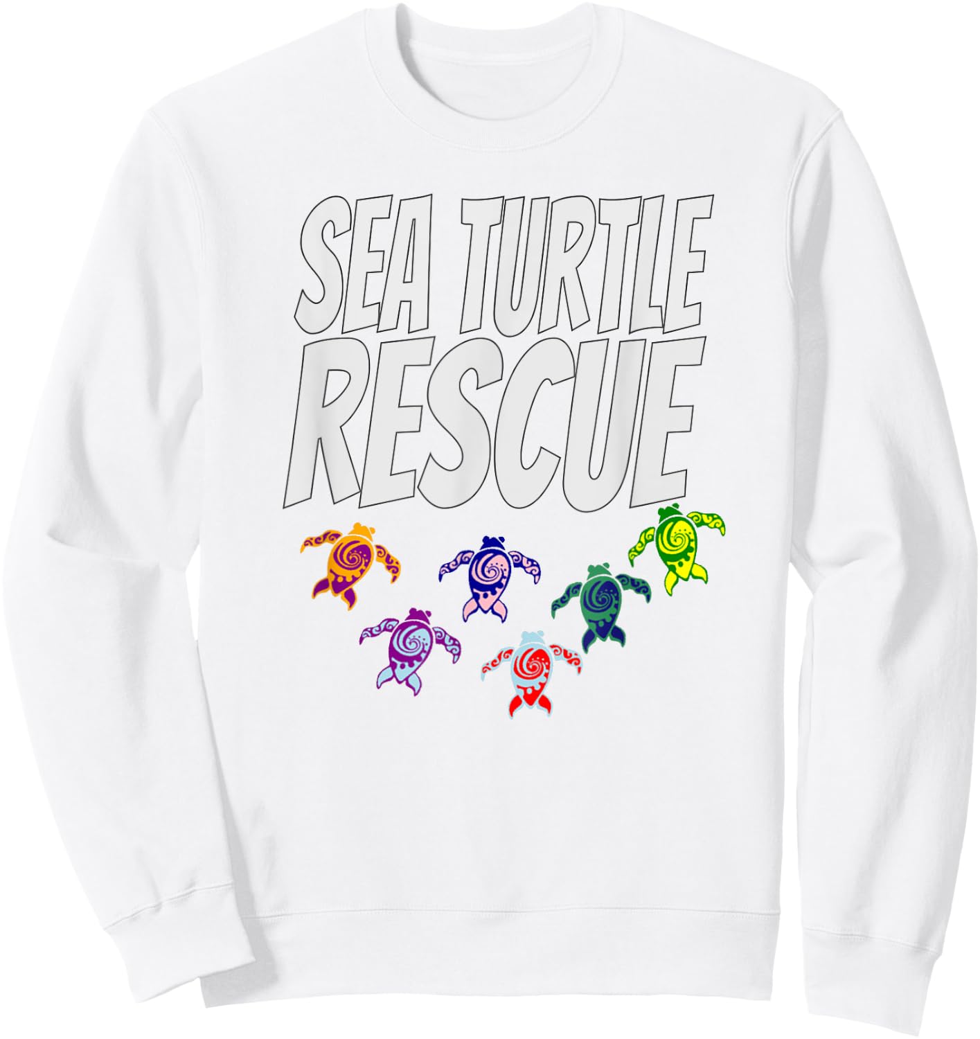 Baby Loggerhead Sea Turtle Shirt Conservation Awareness Gift Sweatshirt - Sweatshirt | White