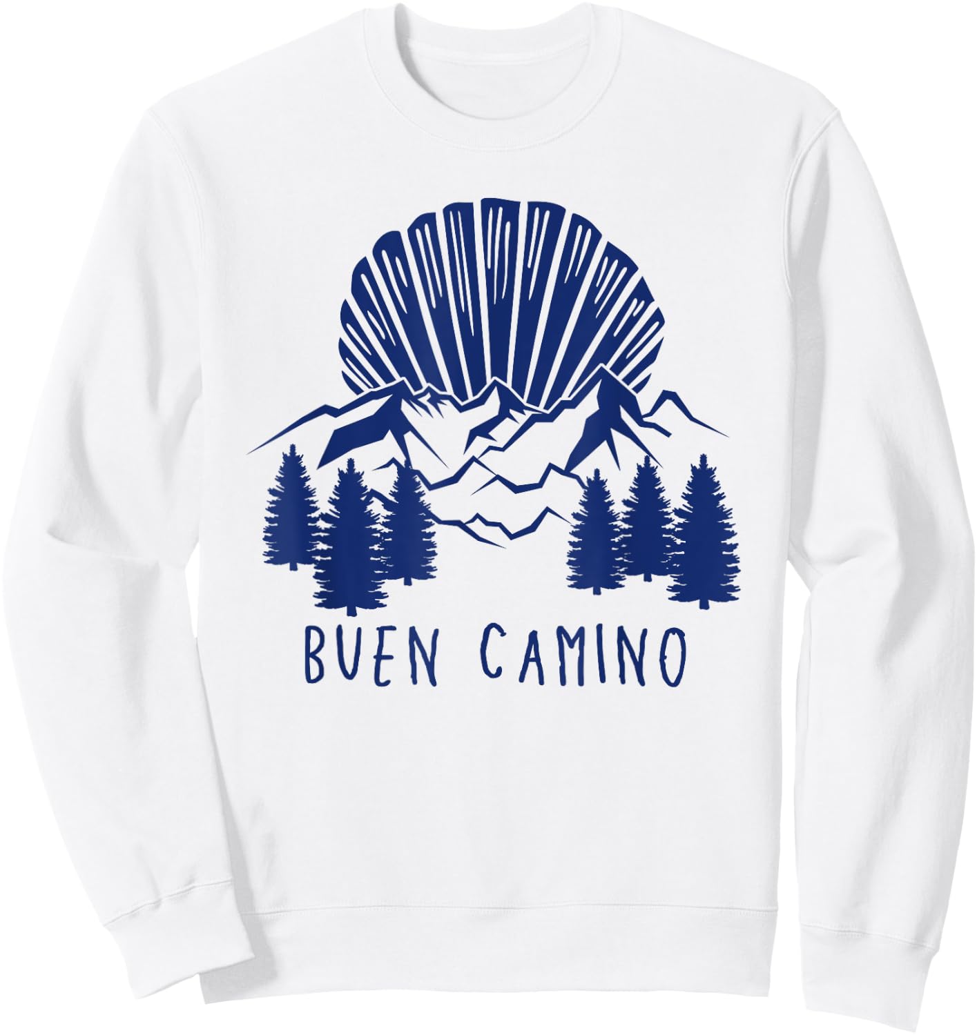 Buen Camino de Santiago de Compostela Sweatshirt - Sweatshirt | White