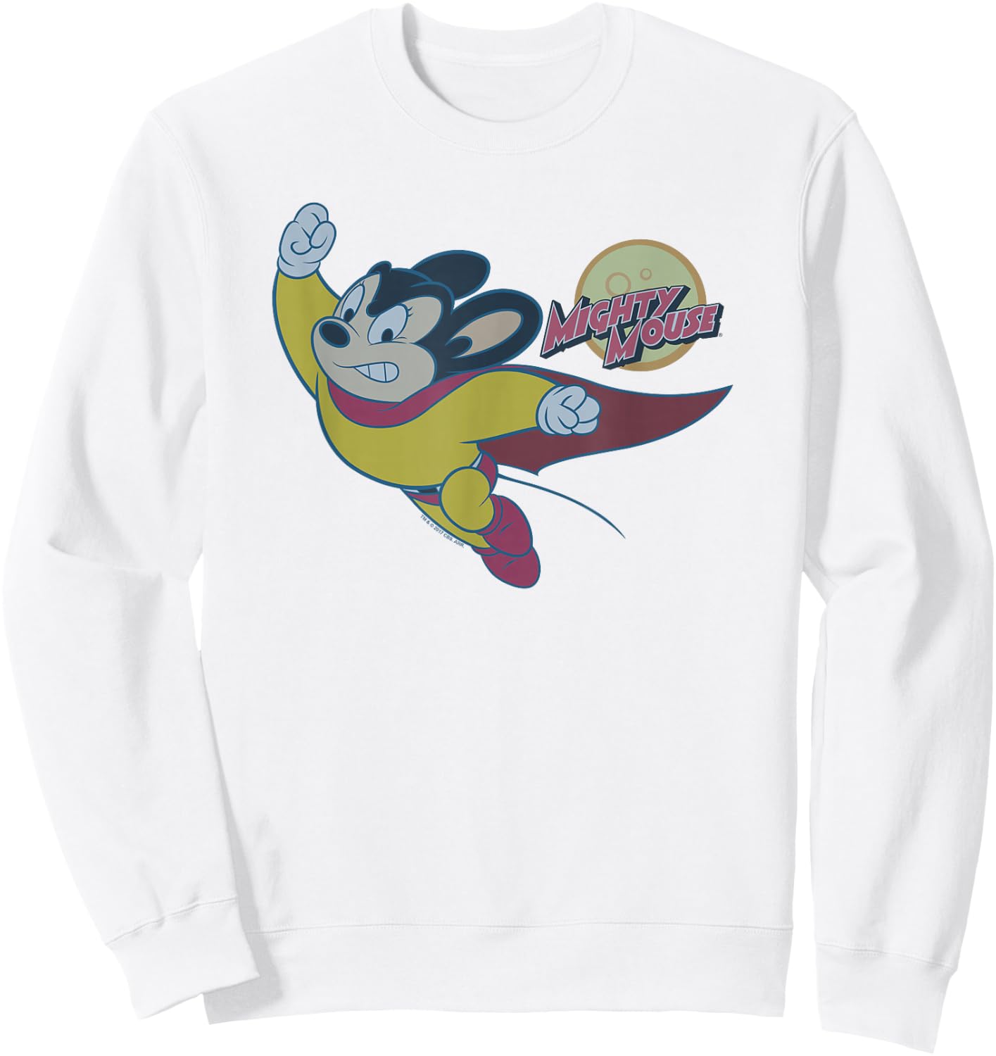 Mighty Mouse to The Sky Sweatshirt - Sweatshirt | White