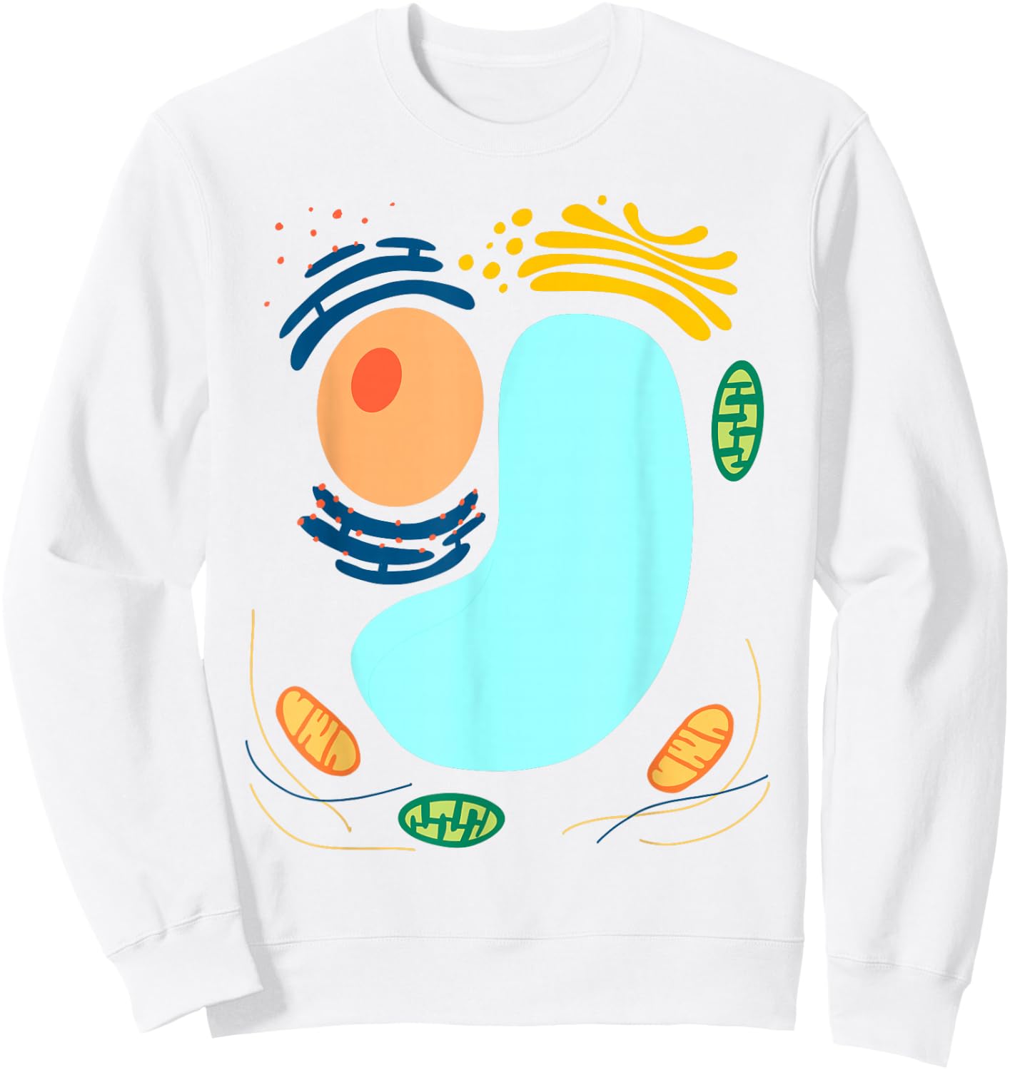 Plant Cell Simple Funny Quick Lazy Halloween Party Outfit Sweatshirt - Sweatshirt | White