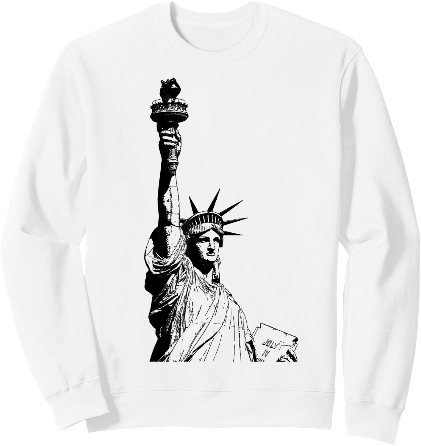 Statue Of Liberty Sweatshirt - Sweatshirt | White