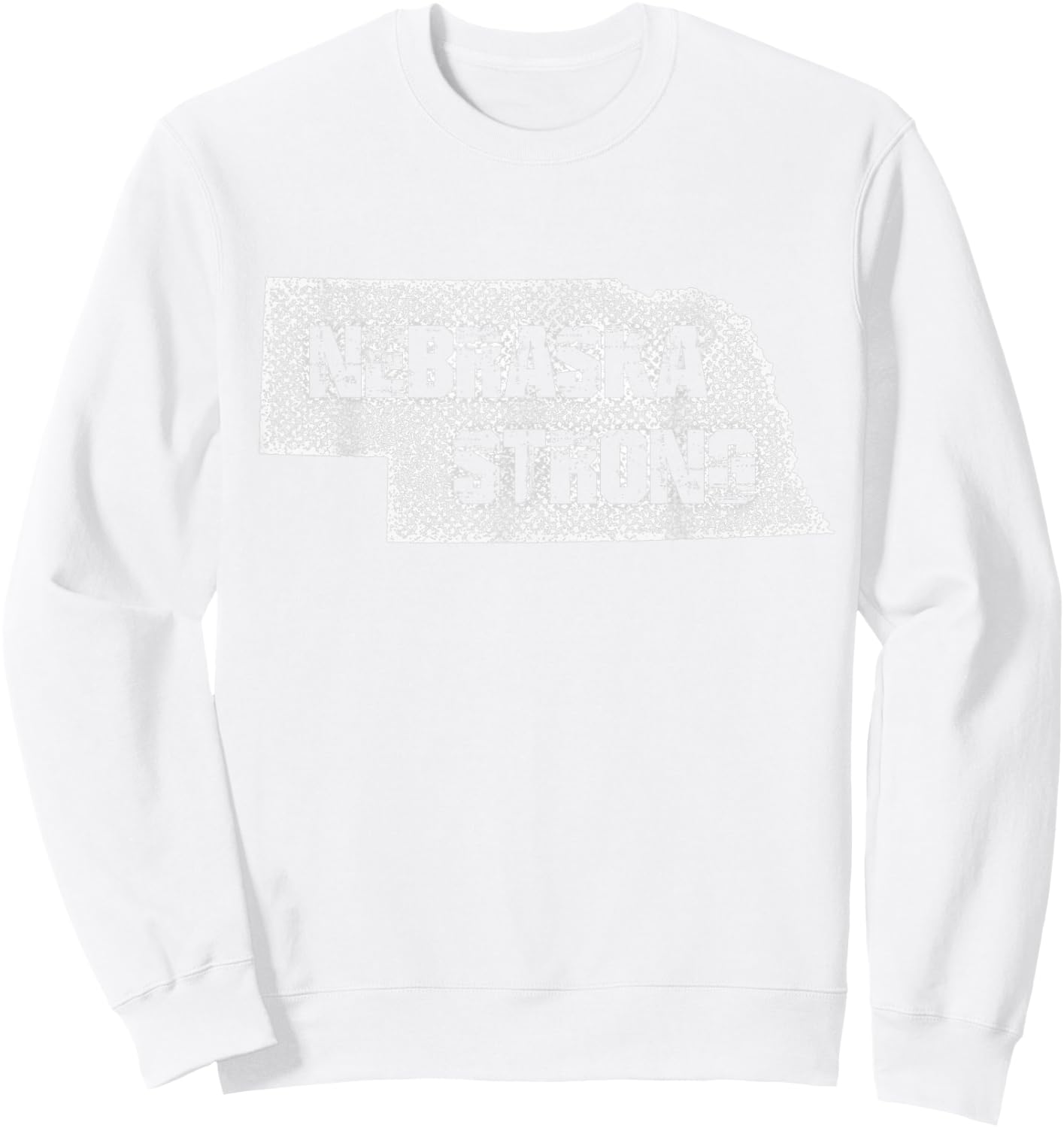 Nebraska-Strong Vintage Distressed Gift women Sweatshirt - Sweatshirt | White