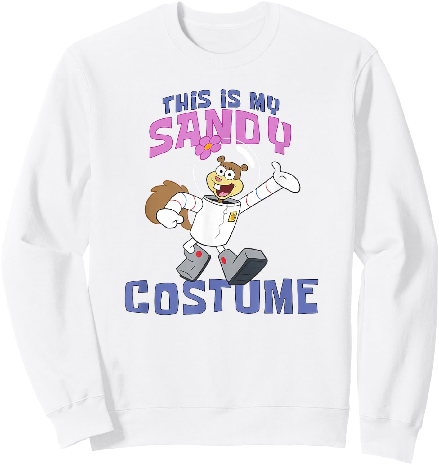 Spongebob Squarepants Halloween This is My Sandy Costume Sweatshirt - Sweatshirt | White
