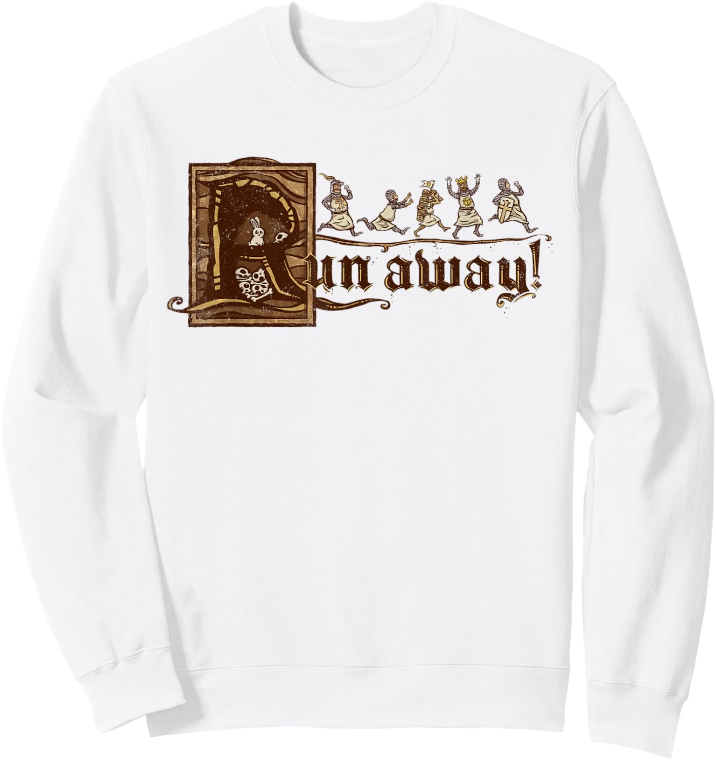 Run Away! Sweatshirt - Sweatshirt | White