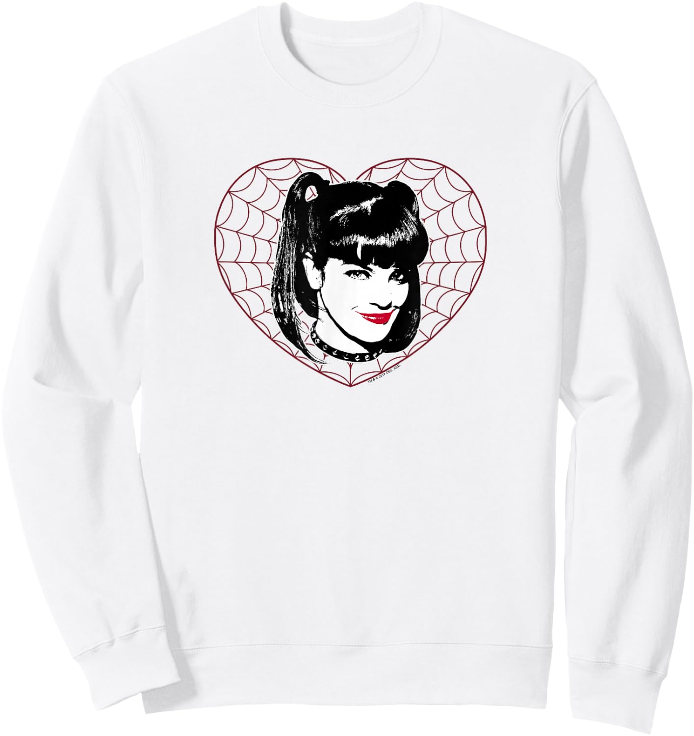 NCIS Abby Heart Sweatshirt - Sweatshirt | White