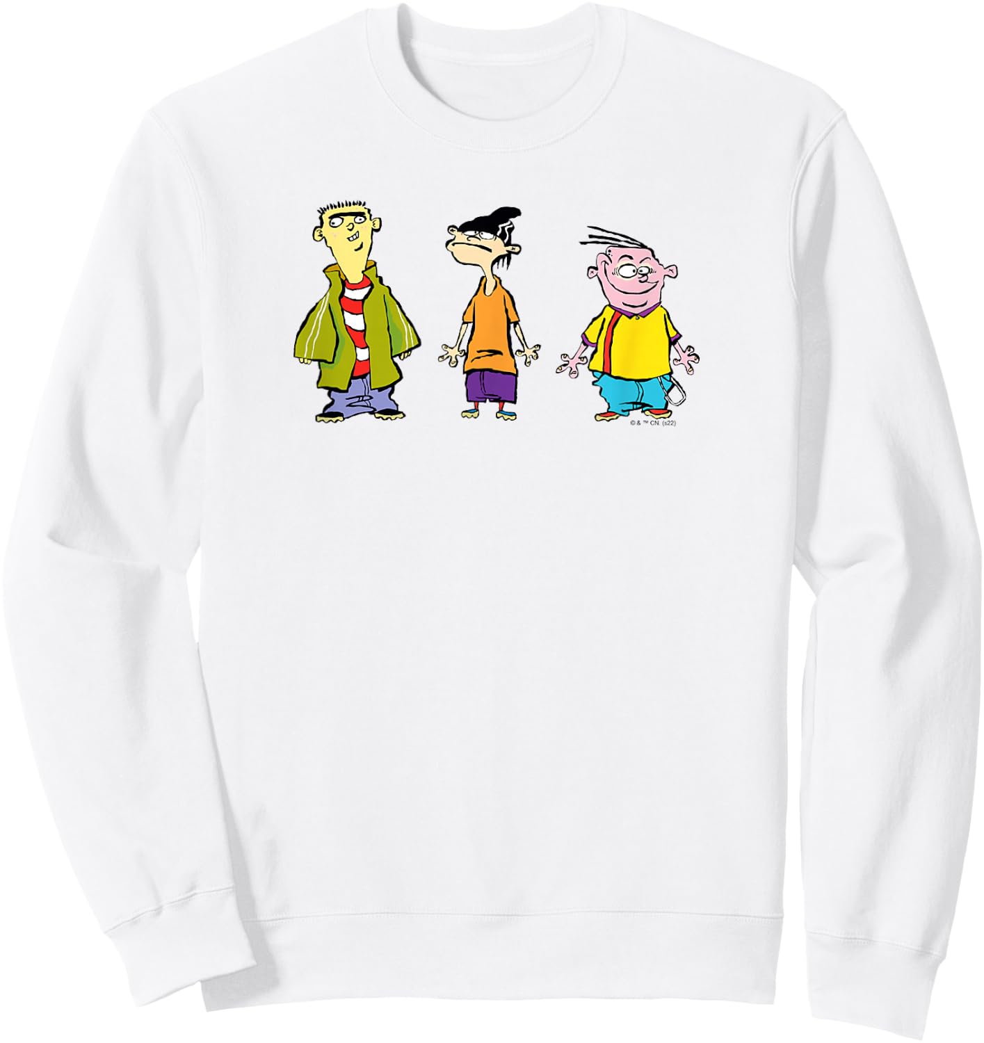 Ed, EDD n Eddy Simple Group Lineup Sweatshirt - Sweatshirt | White