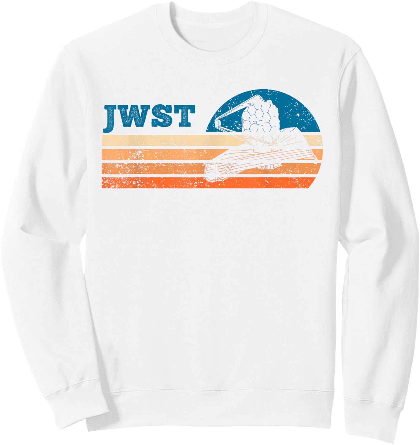 James Webb Space Telescope Shirt Astronomy Telescope Science Sweatshirt - Sweatshirt | White