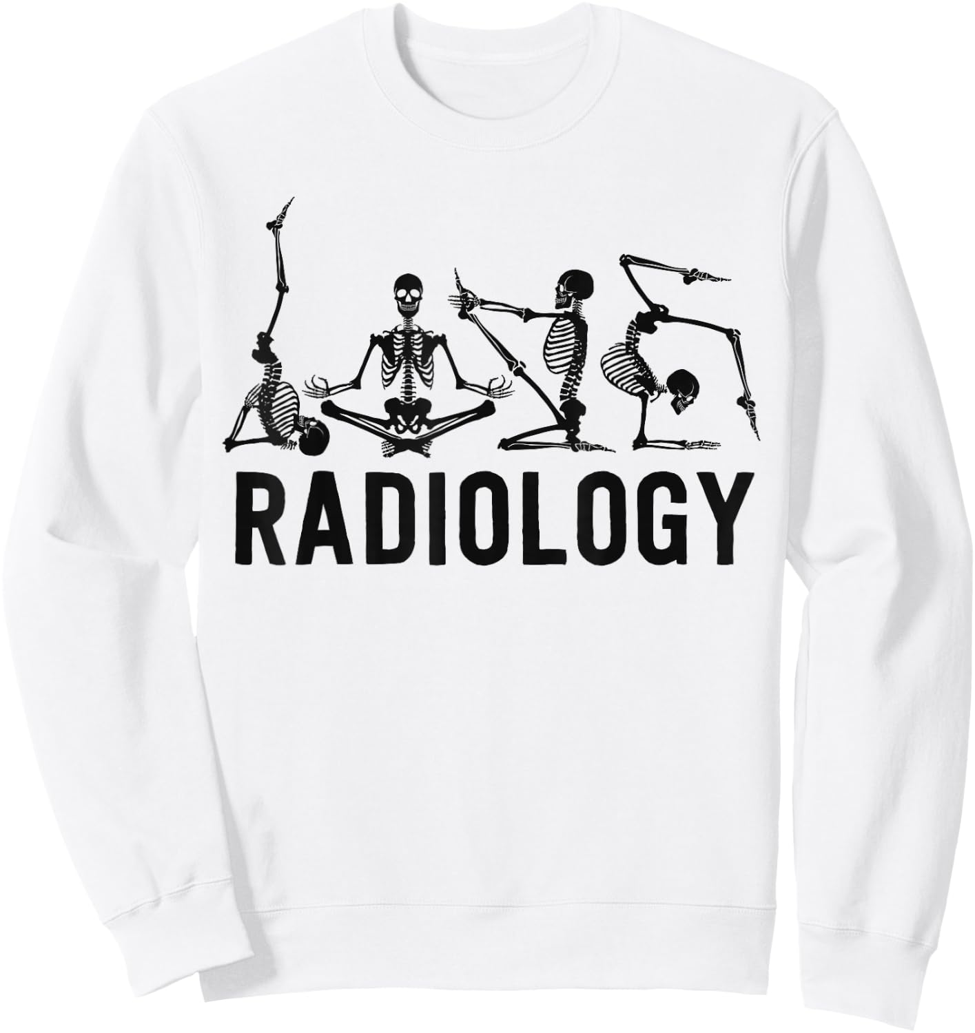 Love Radiology Tech Gifts Radiologist X-Ray Technologist Sweatshirt - Sweatshirt | White