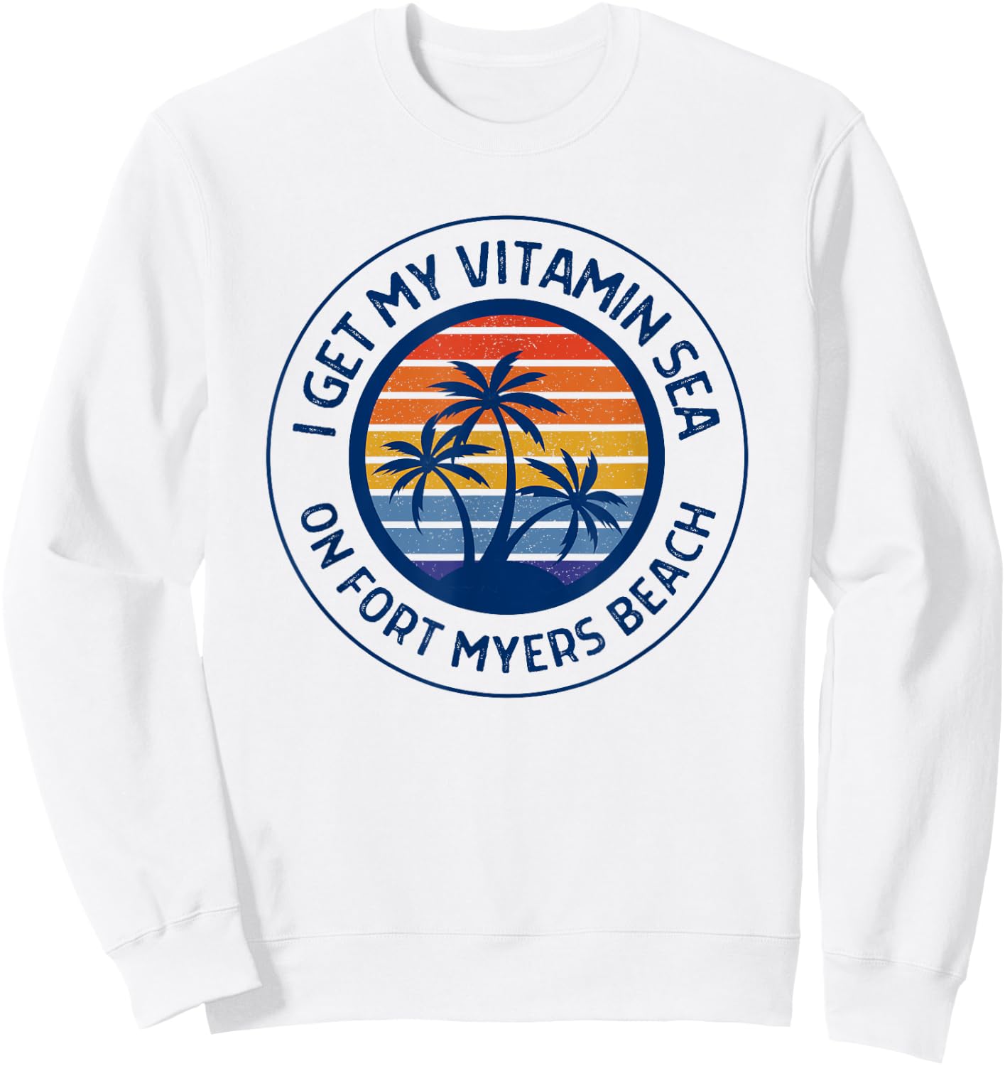 Fort Myers Beach Vacation Fort Myers Florida Fort Myers FL Men Women Kids Sweatshirt - Sweatshirt | White