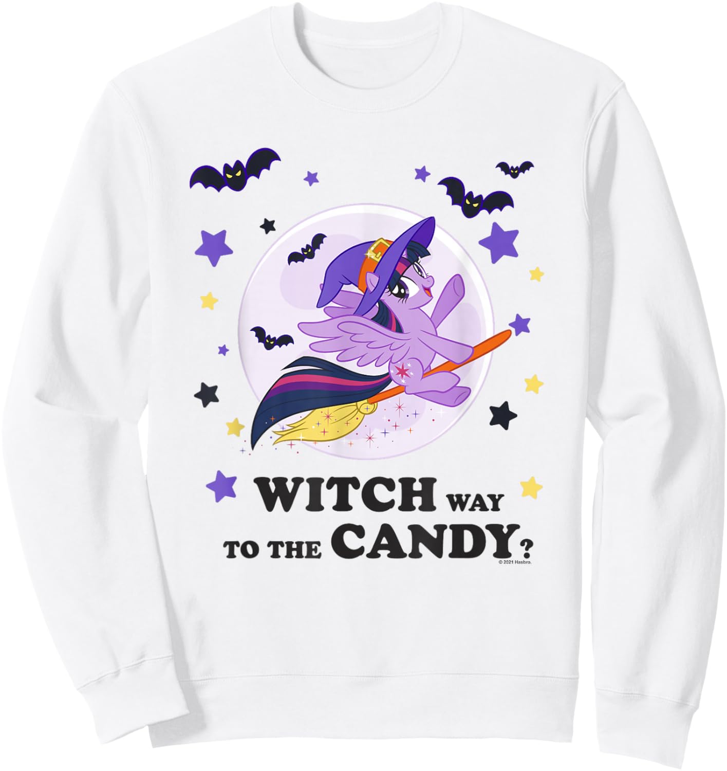 My Little Pony Halloween Twilight Sparkle Witch Way to Candy Sweatshirt - Sweatshirt | White