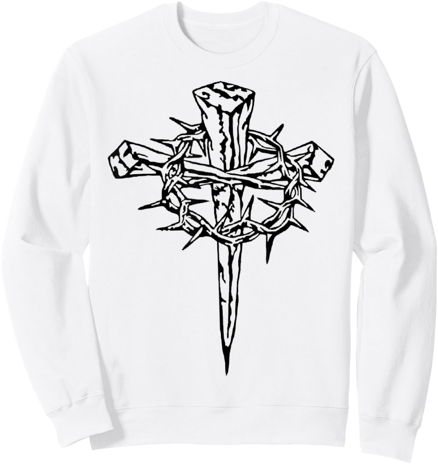 1 Cross 3 Nails 4 Given Easter Christian Forgiven Sweatshirt - Sweatshirt | White