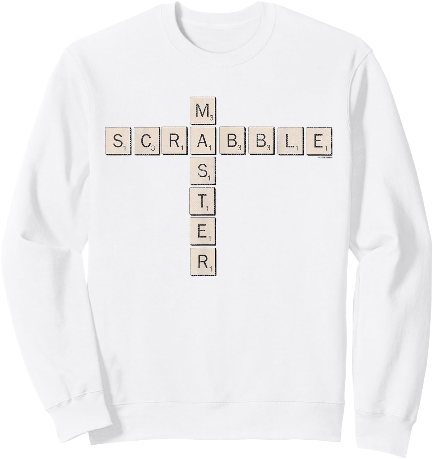 Scrabble Master of Scrabble Sweatshirt - Sweatshirt | White