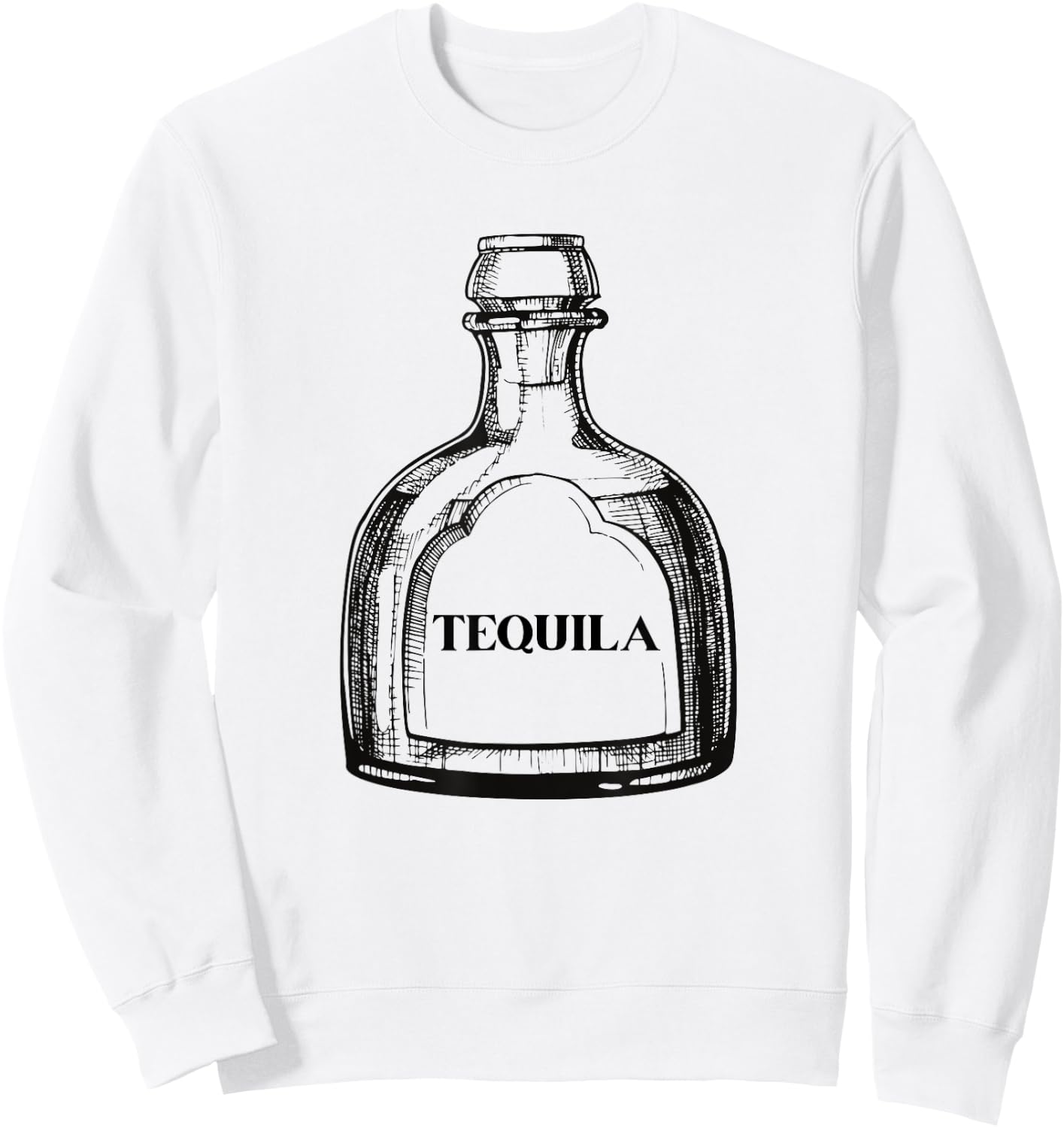 Tequila Bottle Halloween Costume Matching Couples Women Sweatshirt - Sweatshirt | White