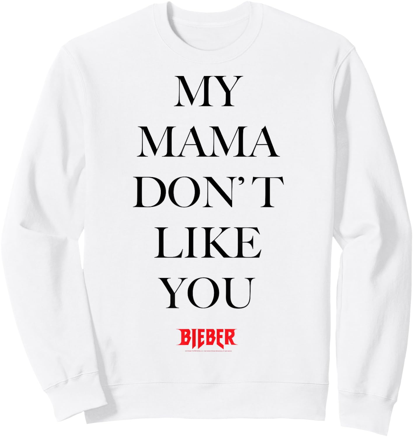 Justin Bieber Official Love Yourself Sweatshirt - Sweatshirt | White