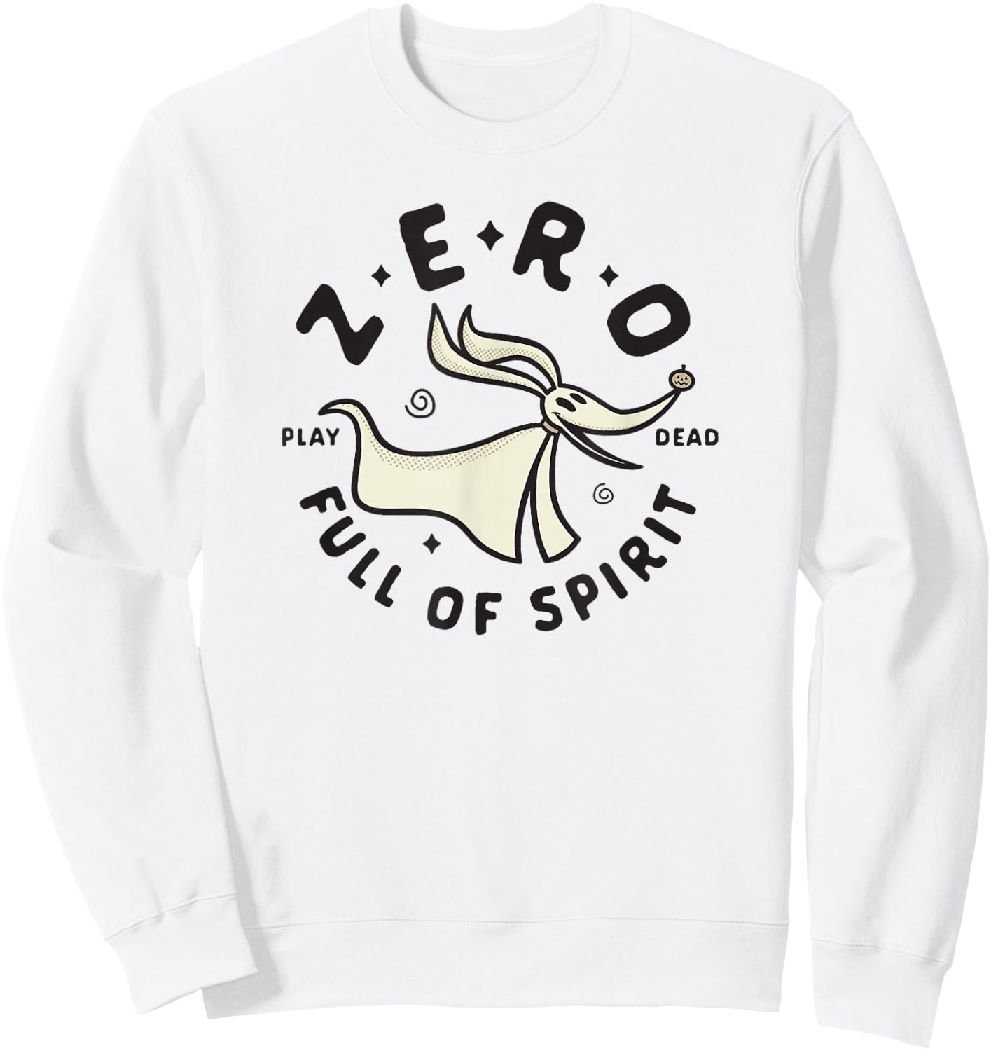 Disney The Nightmare Before Christmas Zero Spirit Animal Sweatshirt - Sweatshirt | White