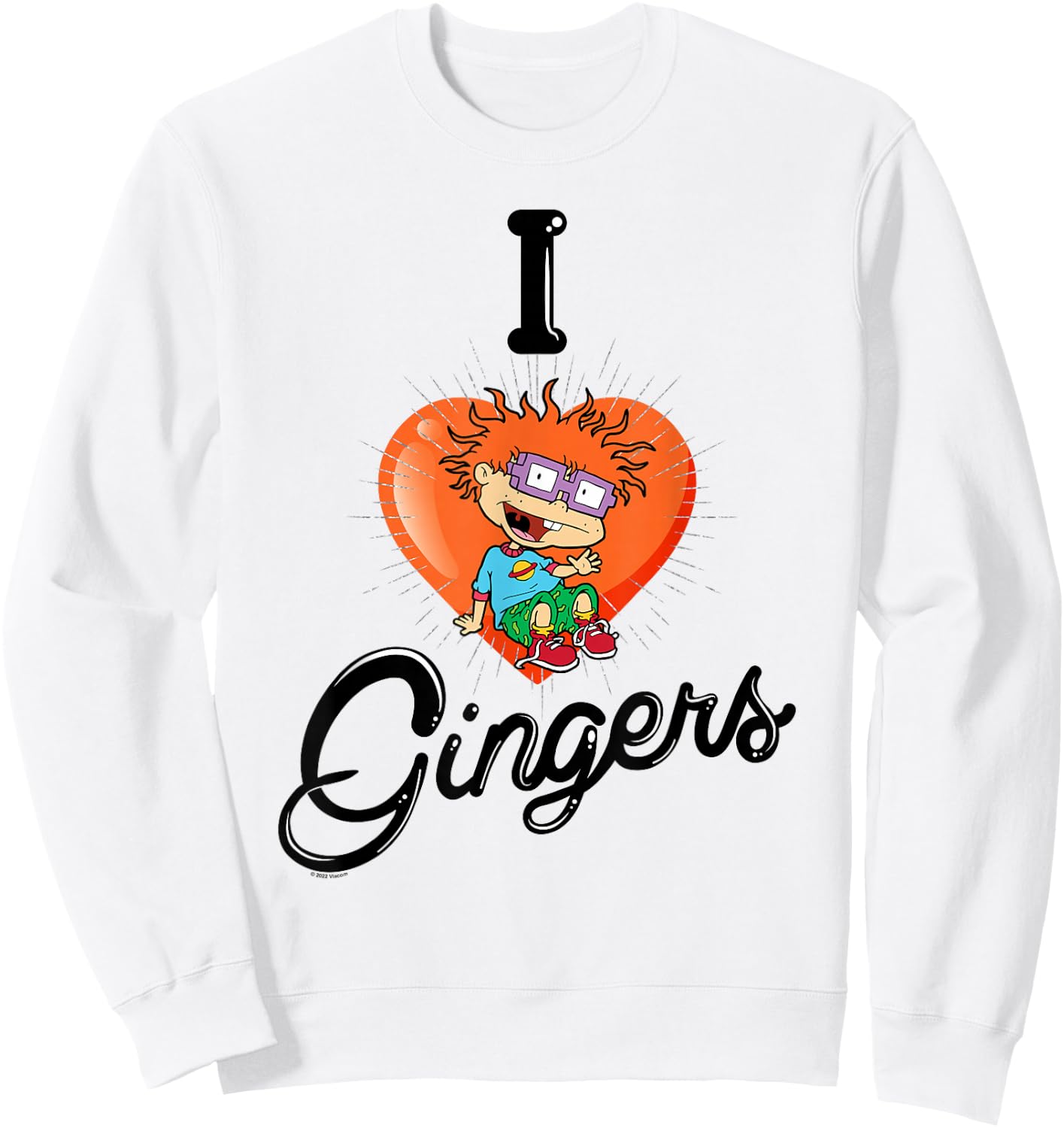 Rugrats Chucky I Love Gingers Sweatshirt - Sweatshirt | White