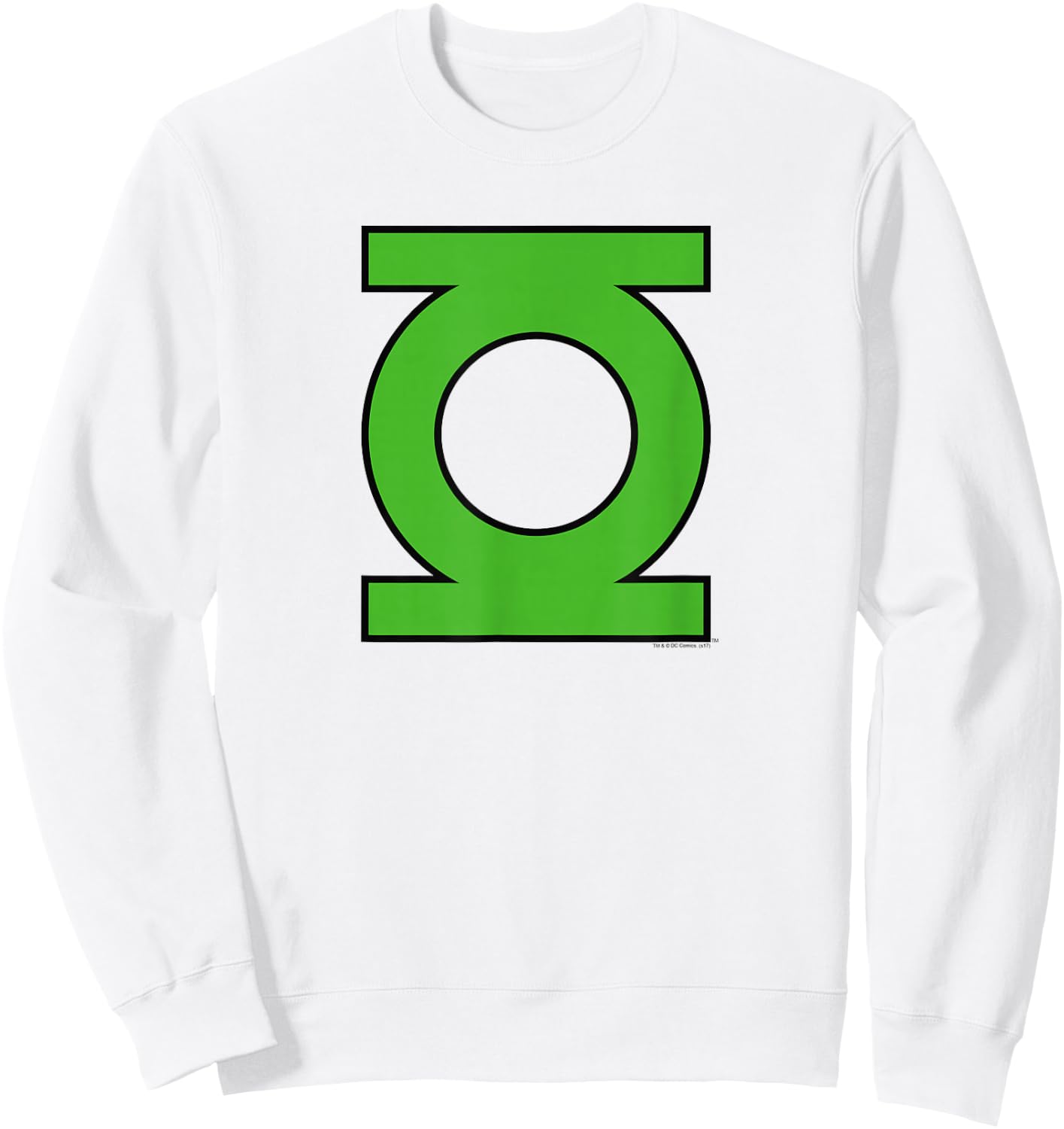 Green Lantern Emblem T Shirt Sweatshirt - Sweatshirt | White