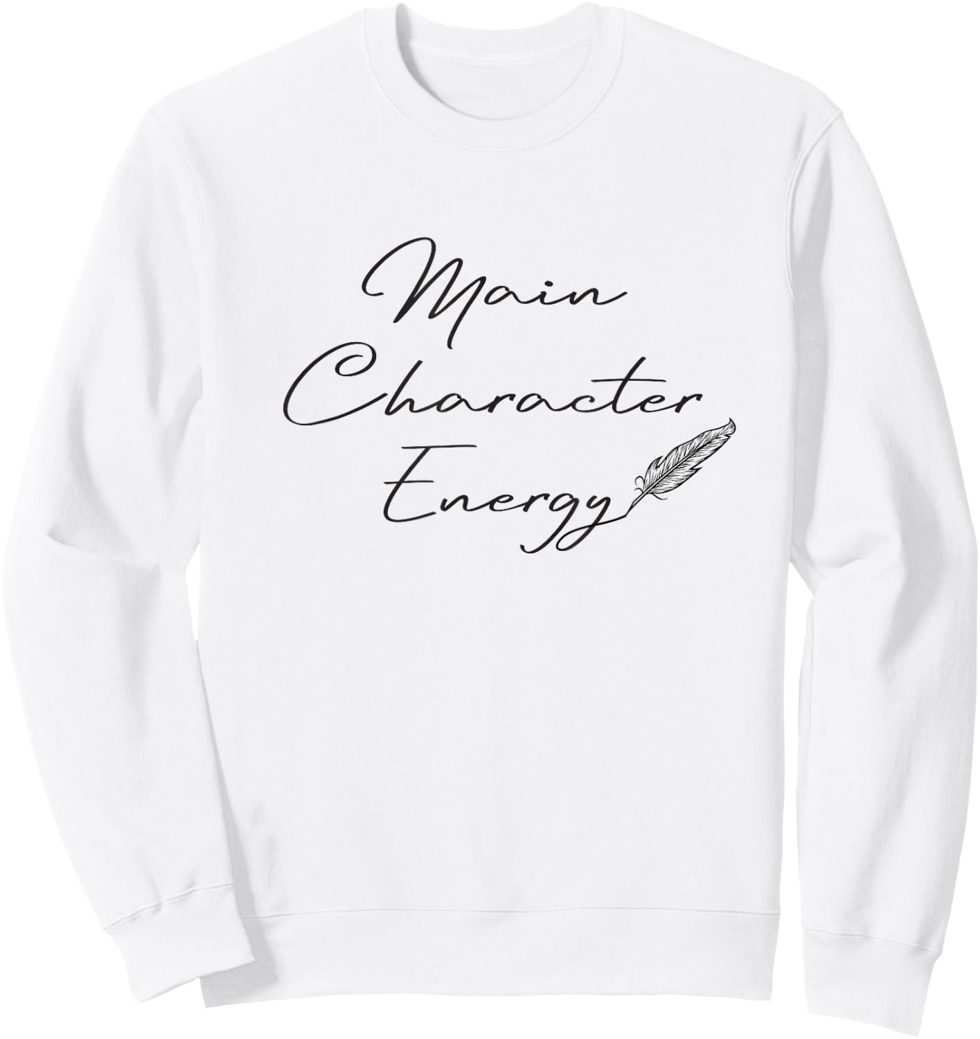 Main Character Energy Romance Book Reader Regency Sweatshirt - Sweatshirt | White