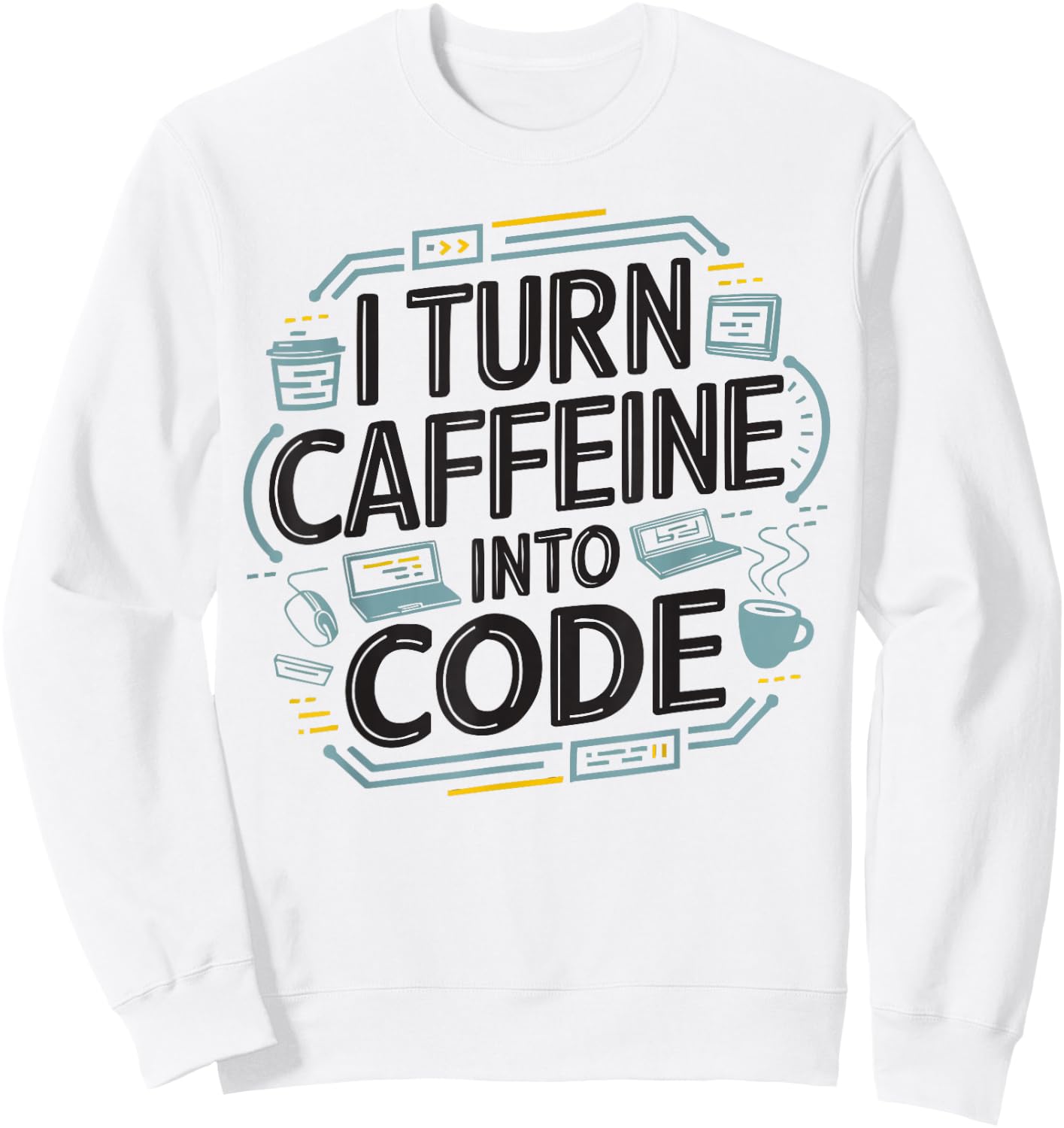 Software Developer Coder Programmer Programming Sweatshirt - Sweatshirt | White