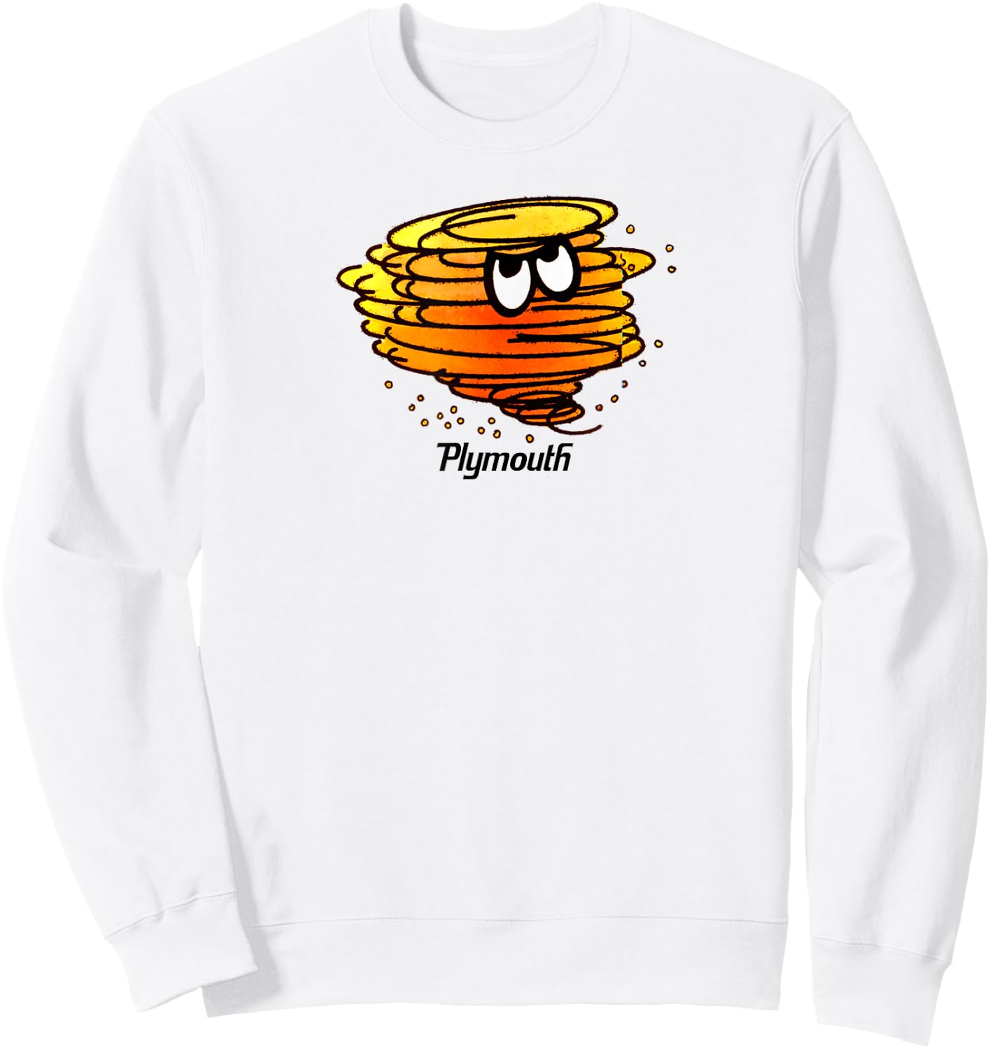 Chrysler Plymouth Duster White Cotton Polyester Blend Sweatshirt - Sweatshirt | White