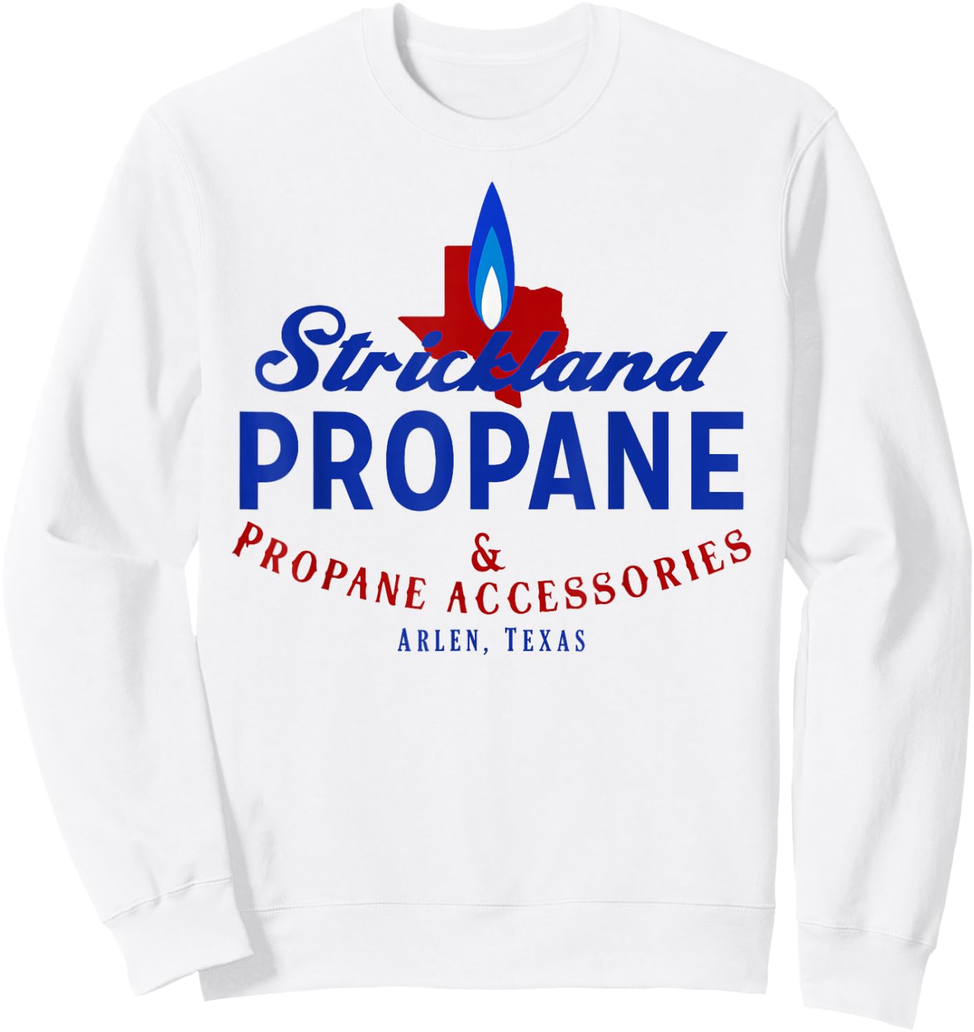Strickland Propane - Taste The Meat Not The Heat Sweatshirt - Sweatshirt | White