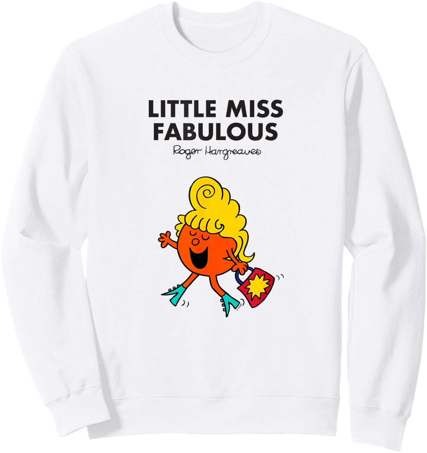Mr. Men Little Miss Fabulous Sweatshirt - Sweatshirt | White
