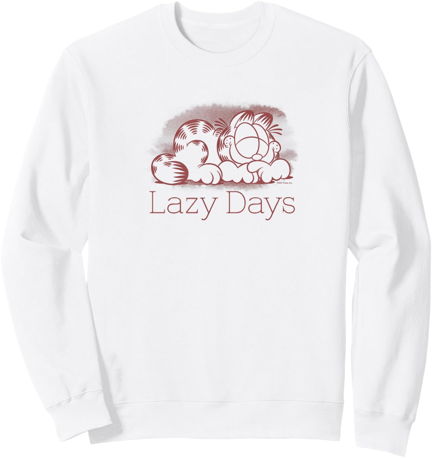 Garfield Fall Lazy Days Sweatshirt - Sweatshirt | White