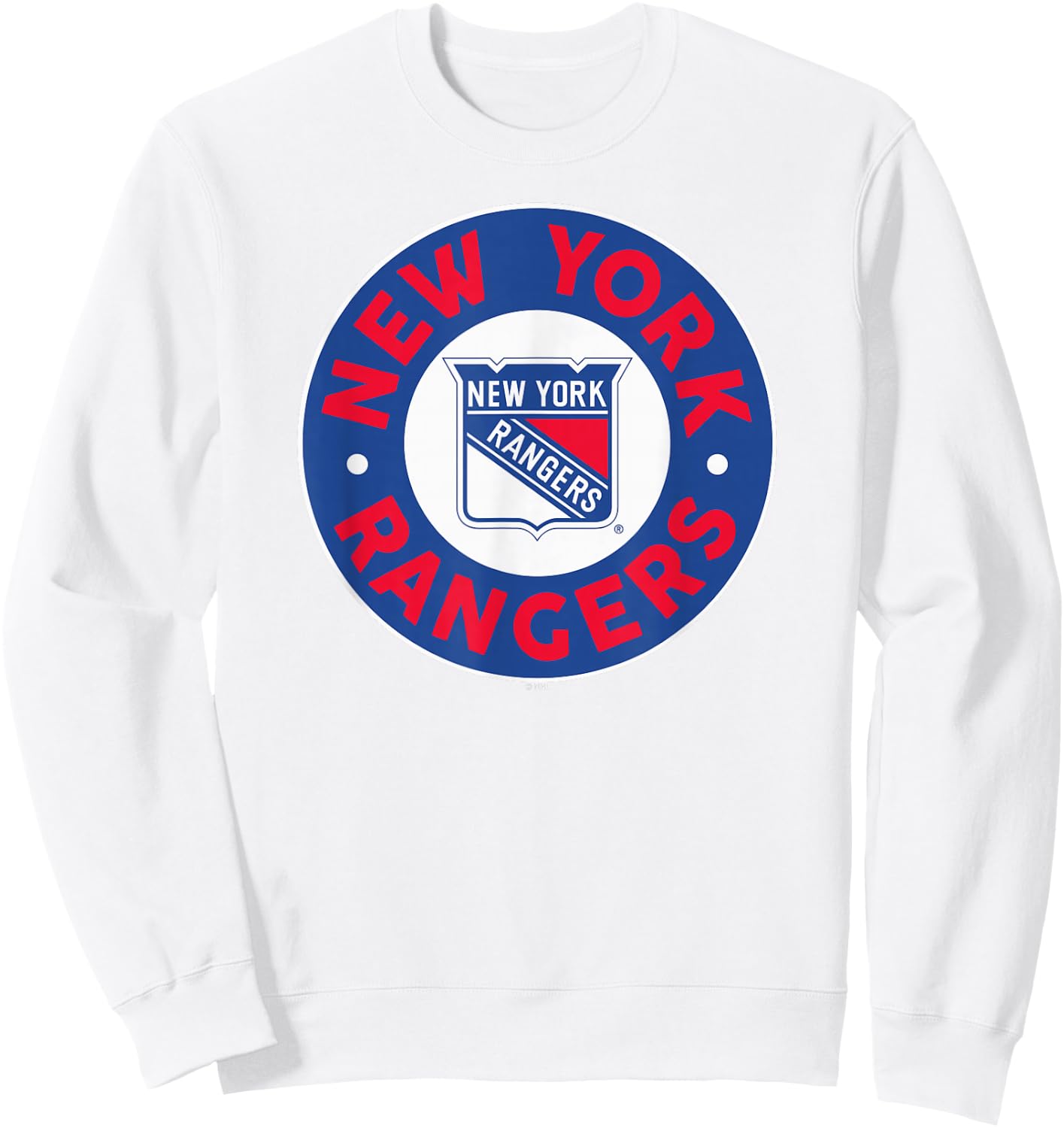 New York Rangers Symbol Gray Officially Licensed Sweatshirt - Sweatshirt | White