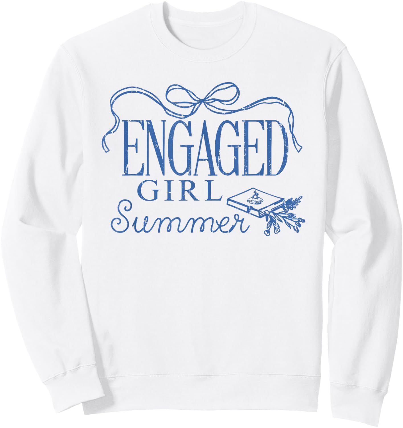 Engaged Girl Summer, Bride To Be, Future Mrs Sweatshirt - Sweatshirt | White