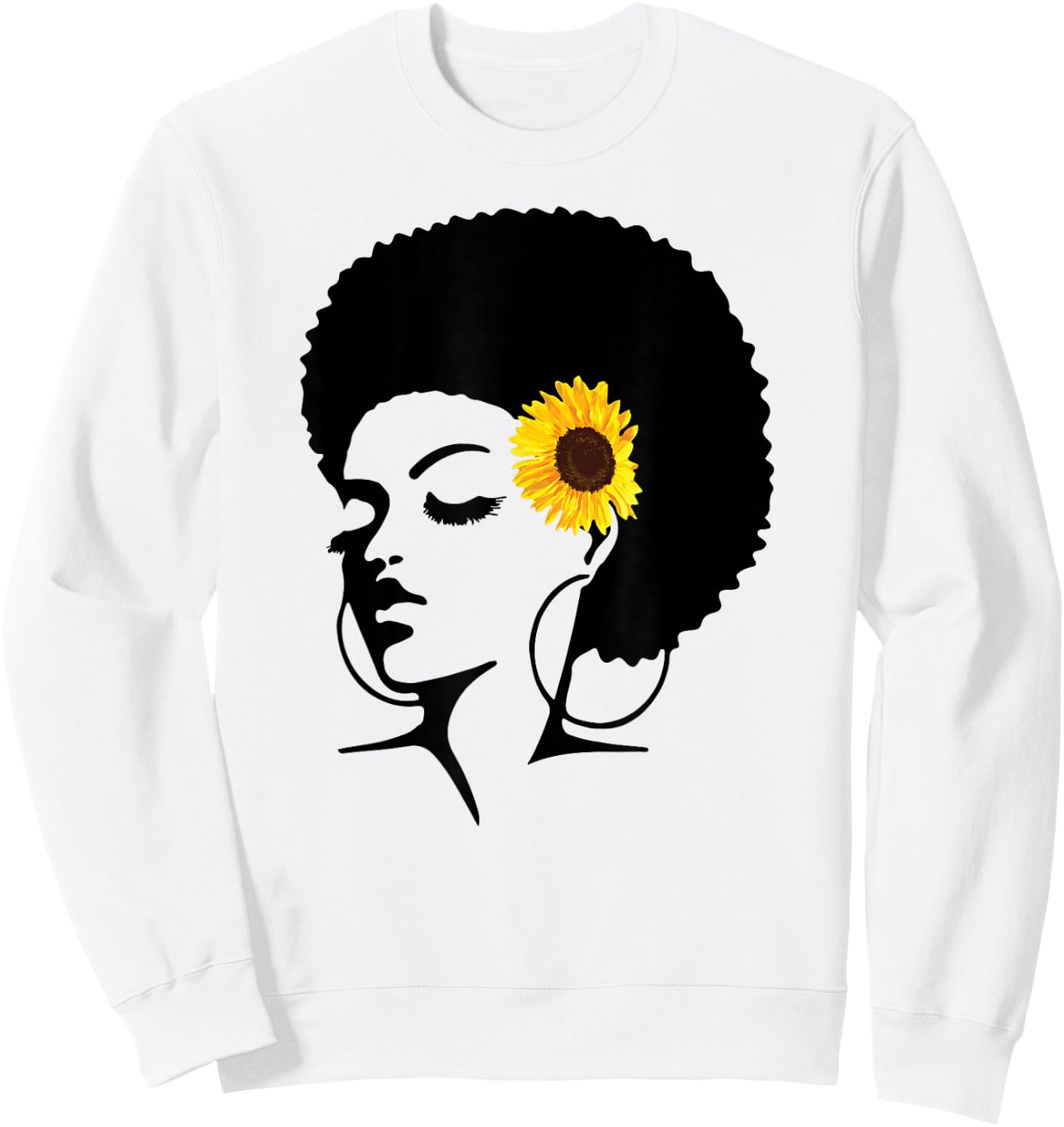 Juneteenth Shirts Women Afro Natural Black Hair Kind Pride Sweatshirt - Sweatshirt | White
