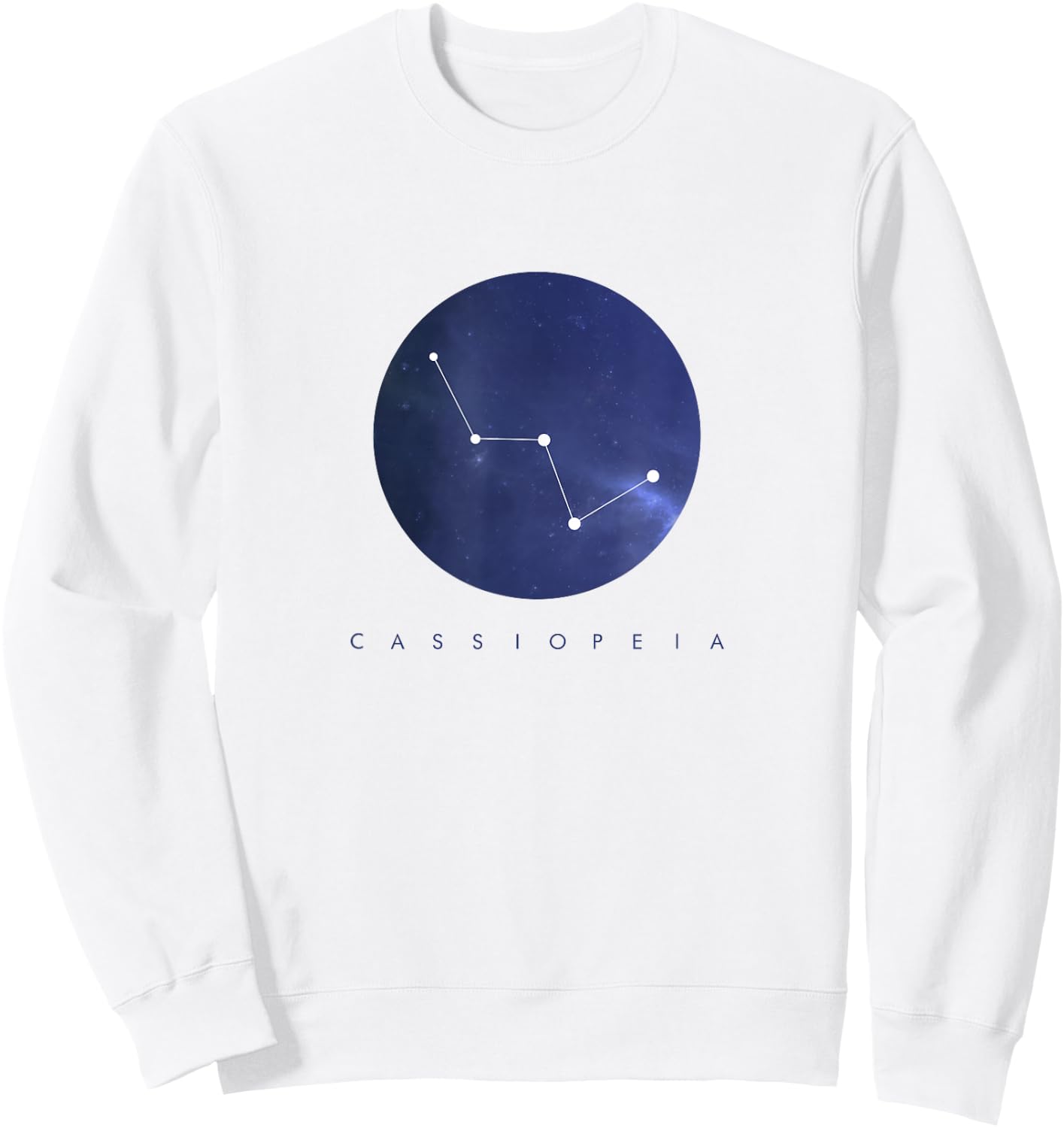 Cassiopeia Constellation - Astronomy Space Sweatshirt - Sweatshirt | White