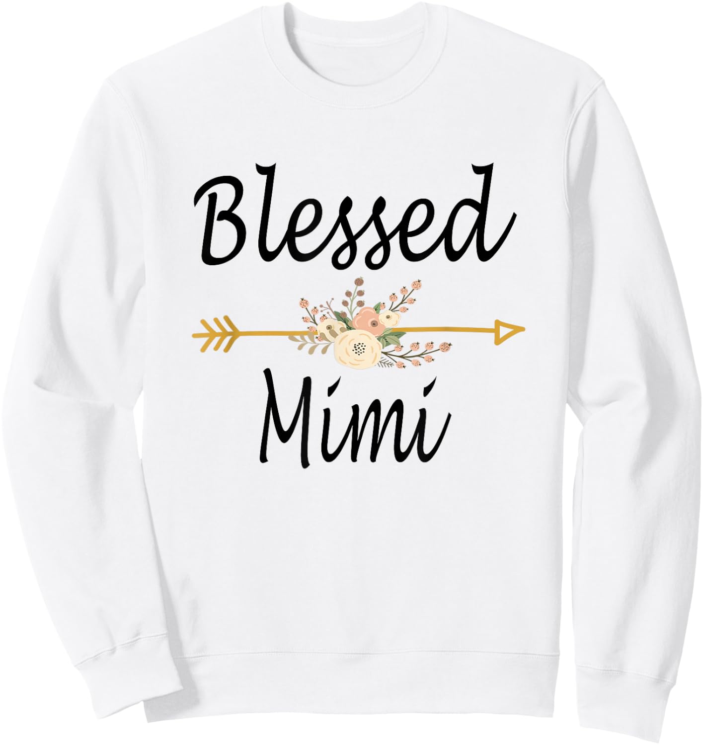 Blessed Mimi Shirt Mothers Day Gifts Cute Sweatshirt - Sweatshirt | White
