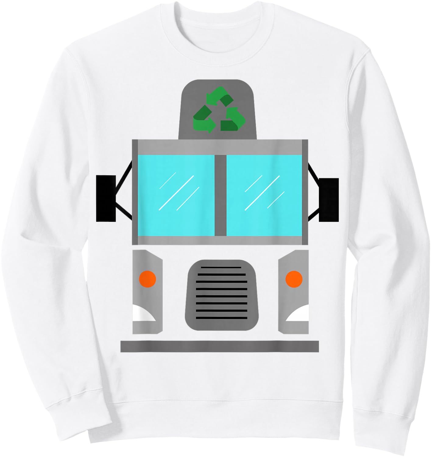 Trash Truck Halloween Birthday Costume Pajama Kids Toddler Sweatshirt - Sweatshirt | White