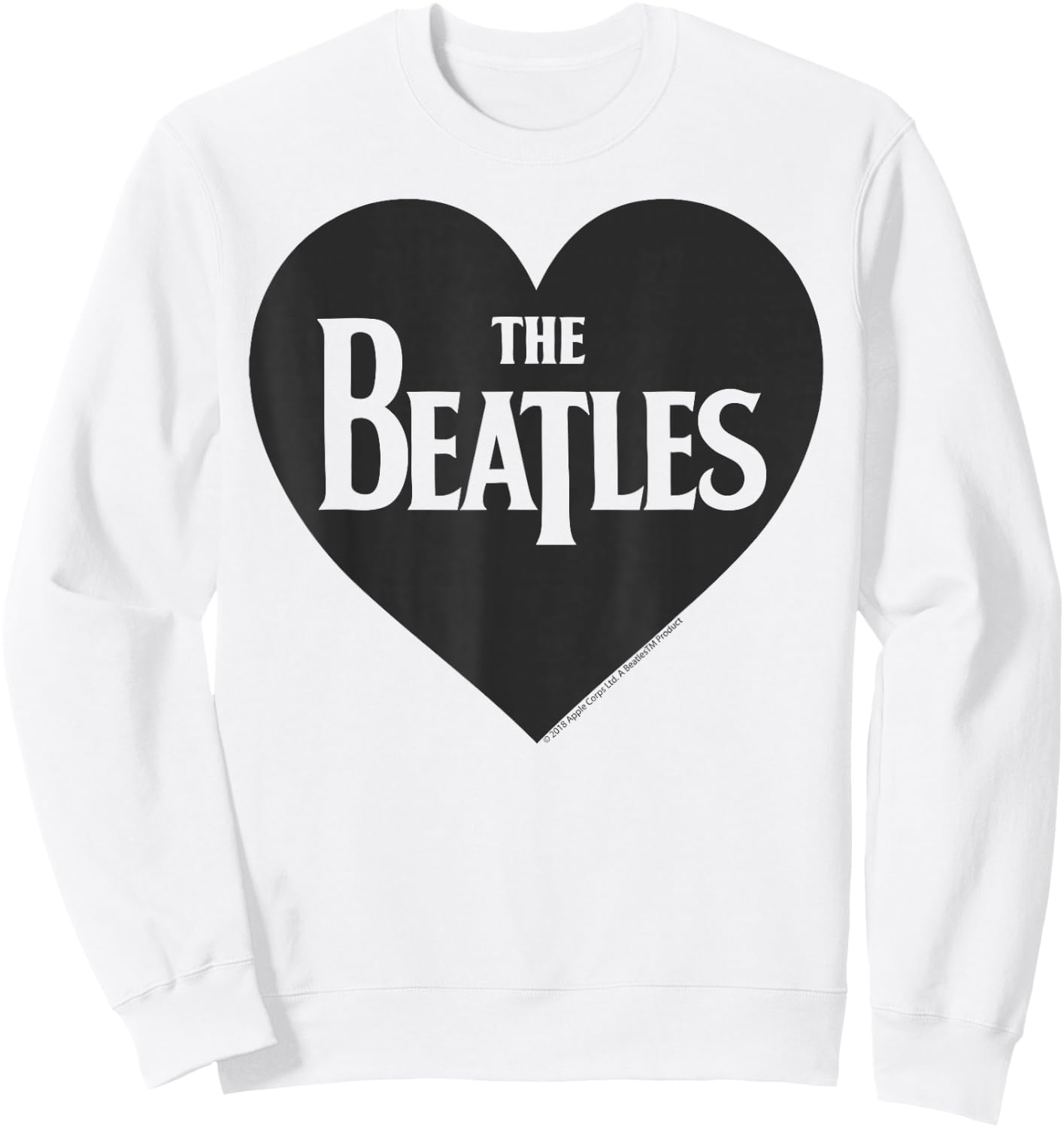 The Beatles - Heart Love The Beatles Sweatshirt - Sweatshirt | White