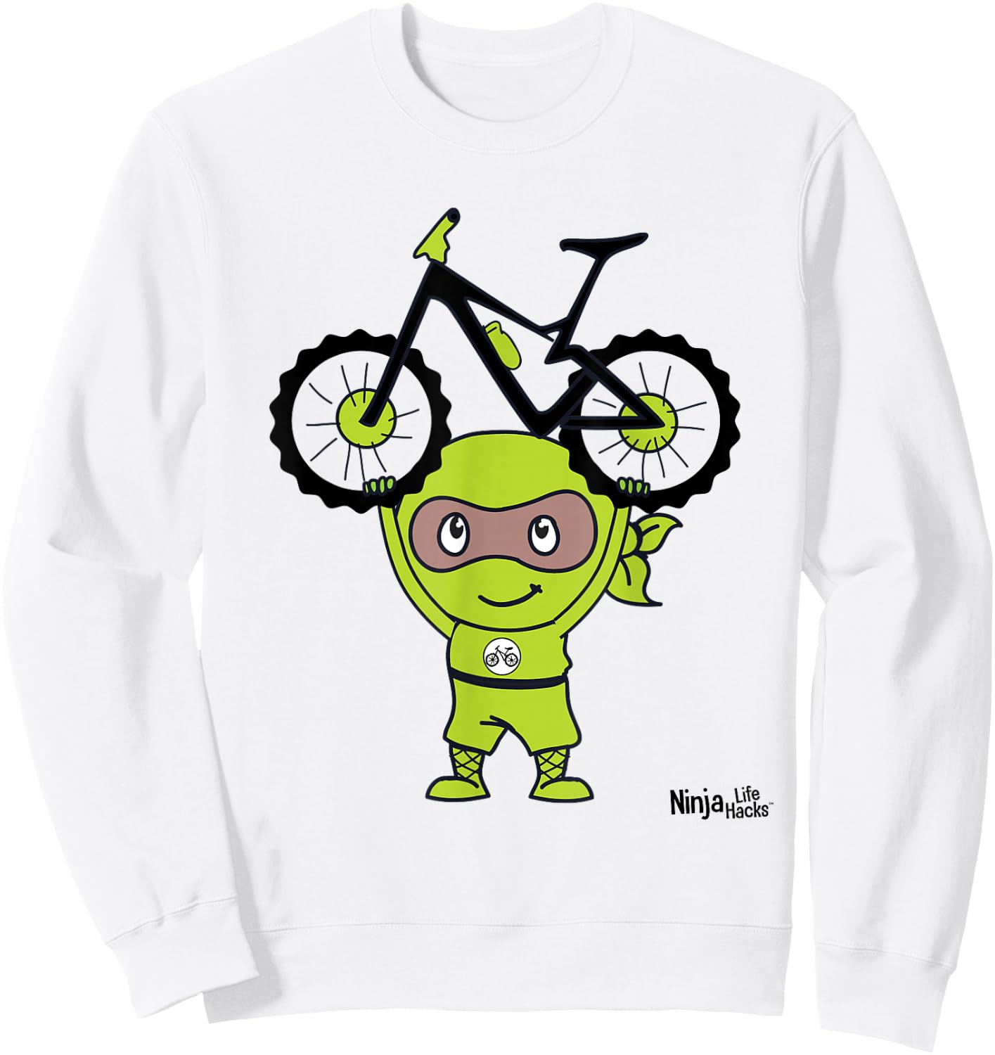 Gritty Ninja Sweatshirt - Sweatshirt | White