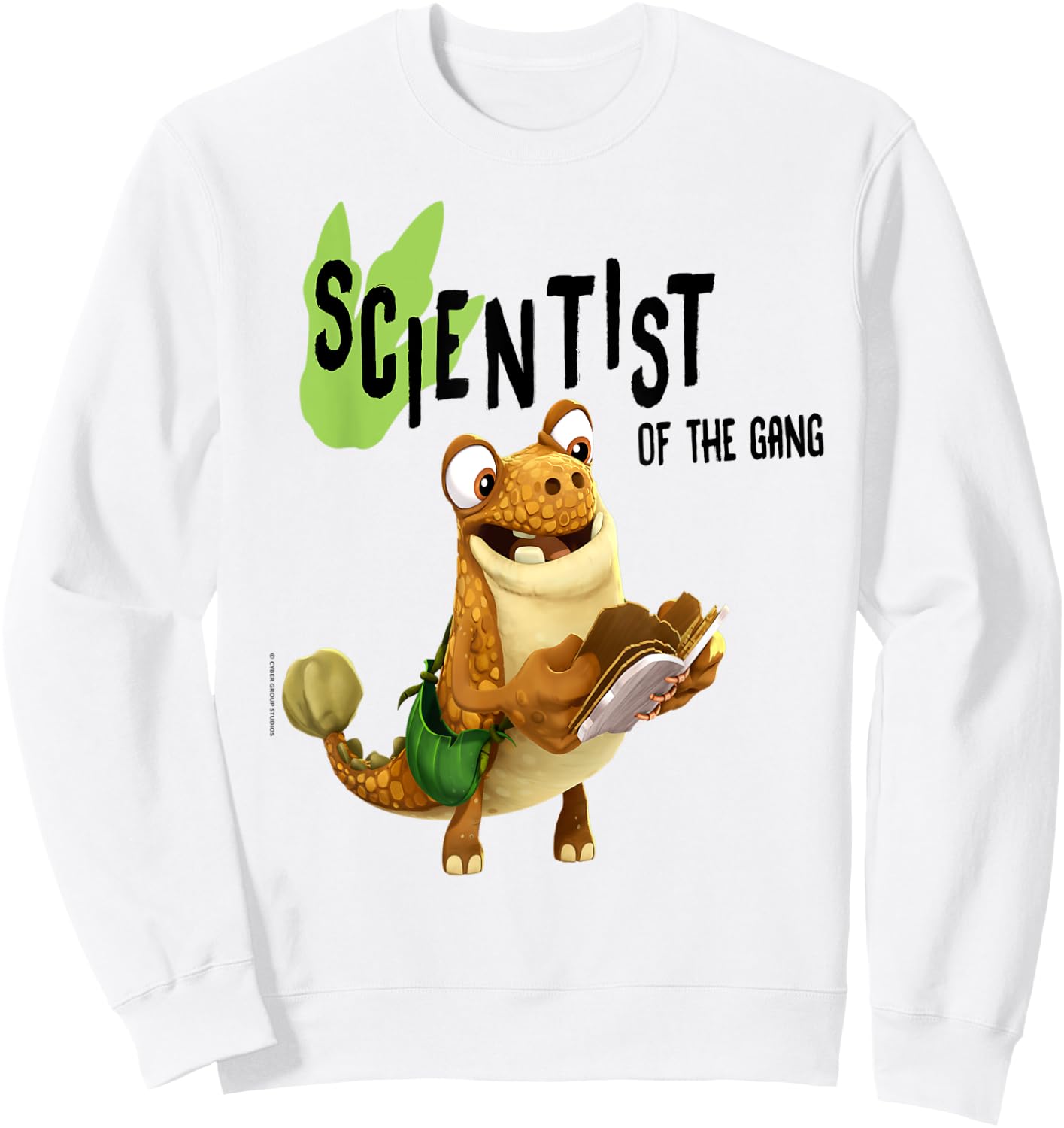 Gigantosaurus Mazu the Dinosaur "Scientist" Sweatshirt - Sweatshirt | White