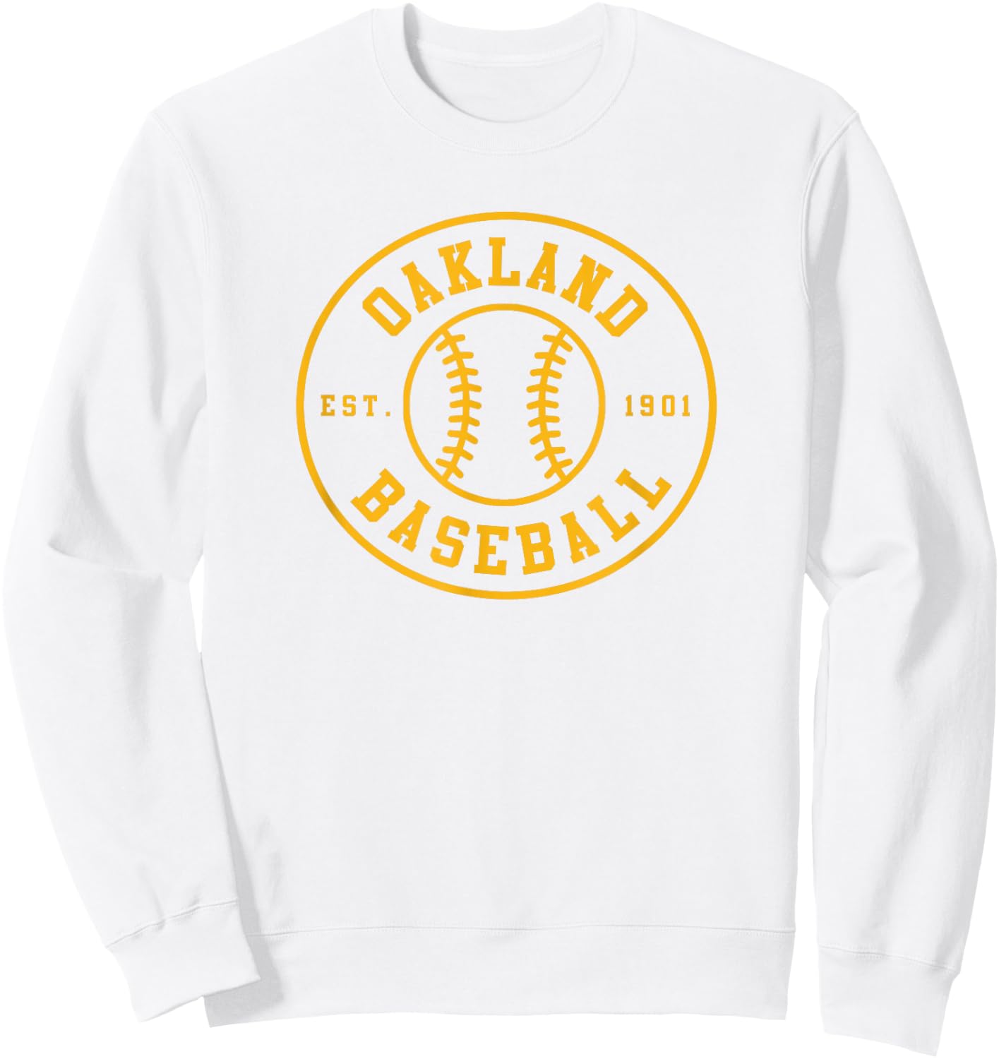 Oakland Baseball | Seventh Inning Stretch Gameday Fan Gear Sweatshirt - Sweatshirt | White