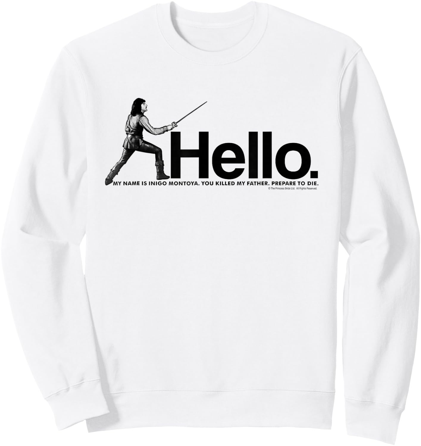 Princess Bride Inigo Montoya Sweatshirt - Sweatshirt | White