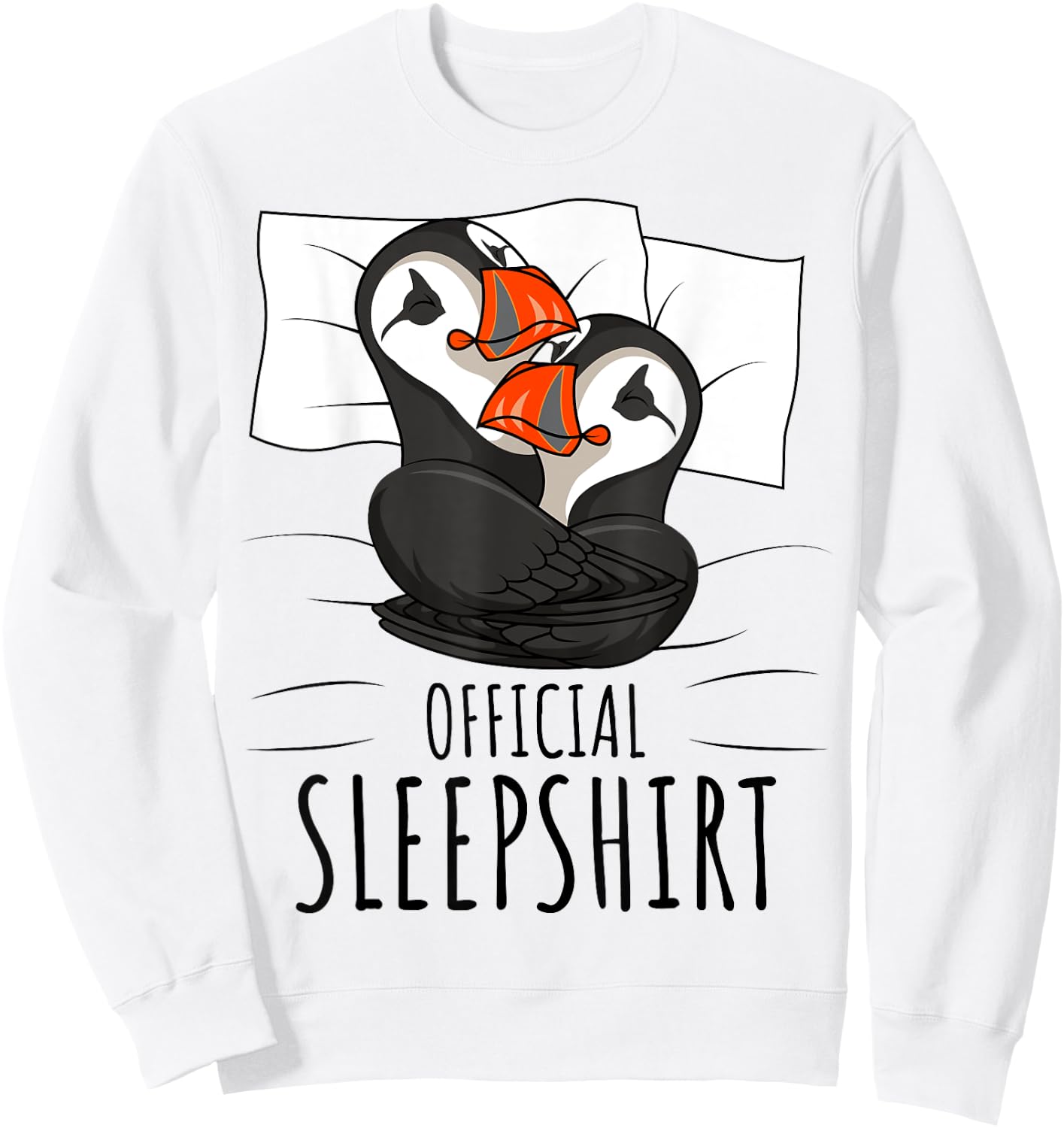Puffin Official Sleepshirt Sweatshirt - Sweatshirt | White