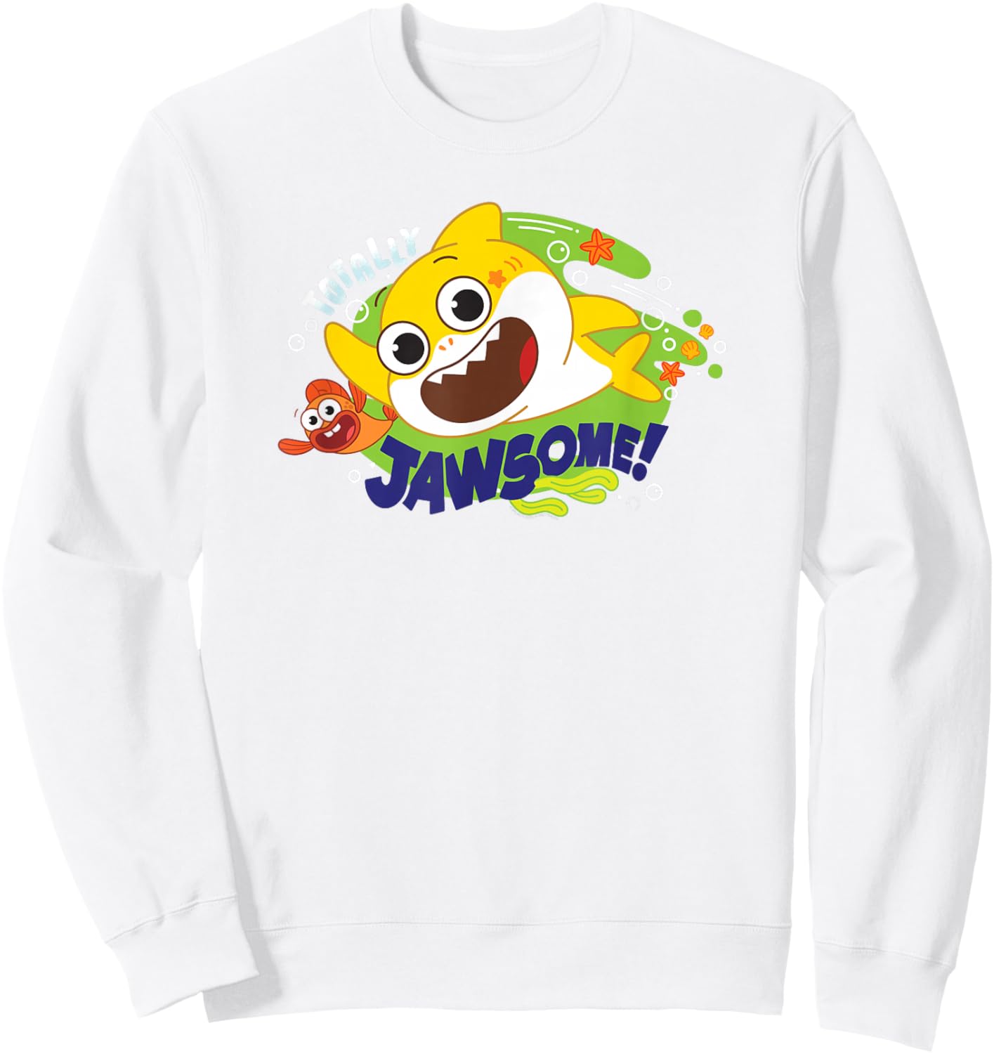 Baby Shark Totally Jawsome Sweatshirt - Sweatshirt | White