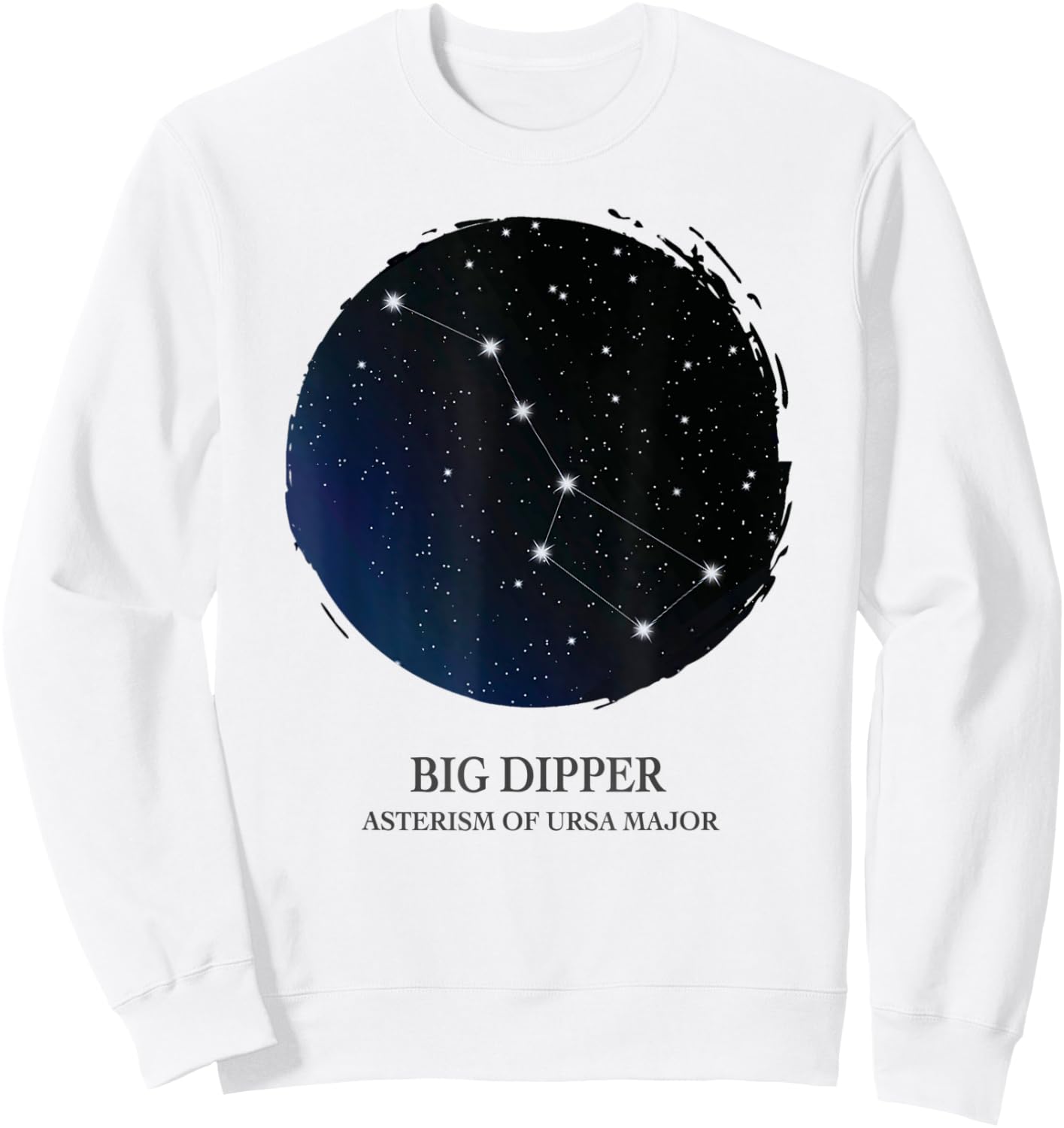 Big Dipper Constellation Ursa Major Astrology Constellation Sweatshirt - Sweatshirt | White