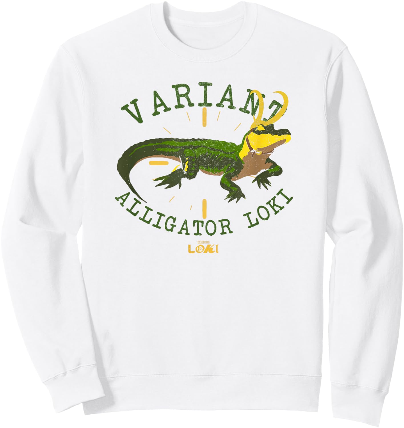 Marvel Loki Alligator Variant Sweatshirt - Sweatshirt | White